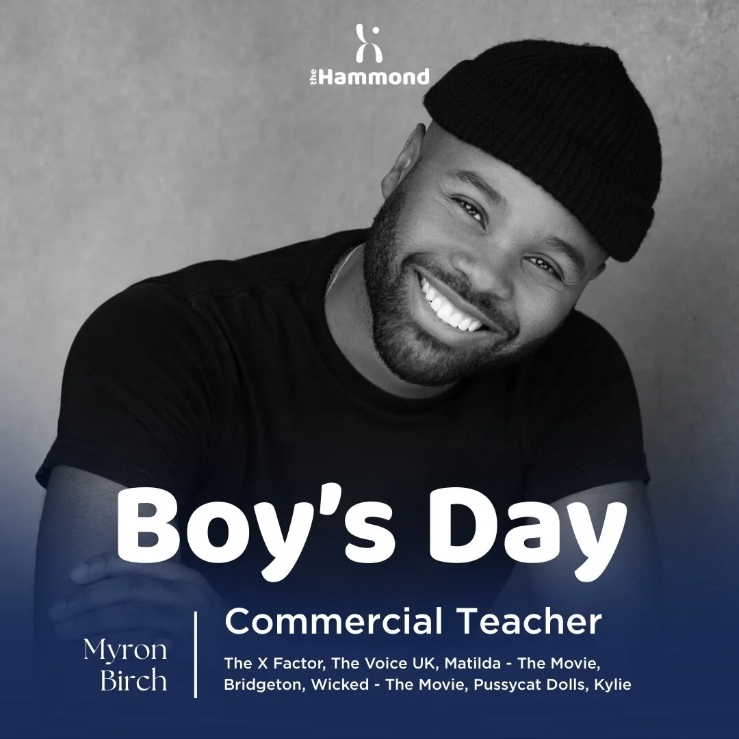 We&rsquo;re SO excited to announce that the amazing dancer, choreographer and movement director, Myron Birch, will be teaching at Boys Day 2026! 🔥

Myron has worked in the West End and performed in live shows and music videos with global artists inc