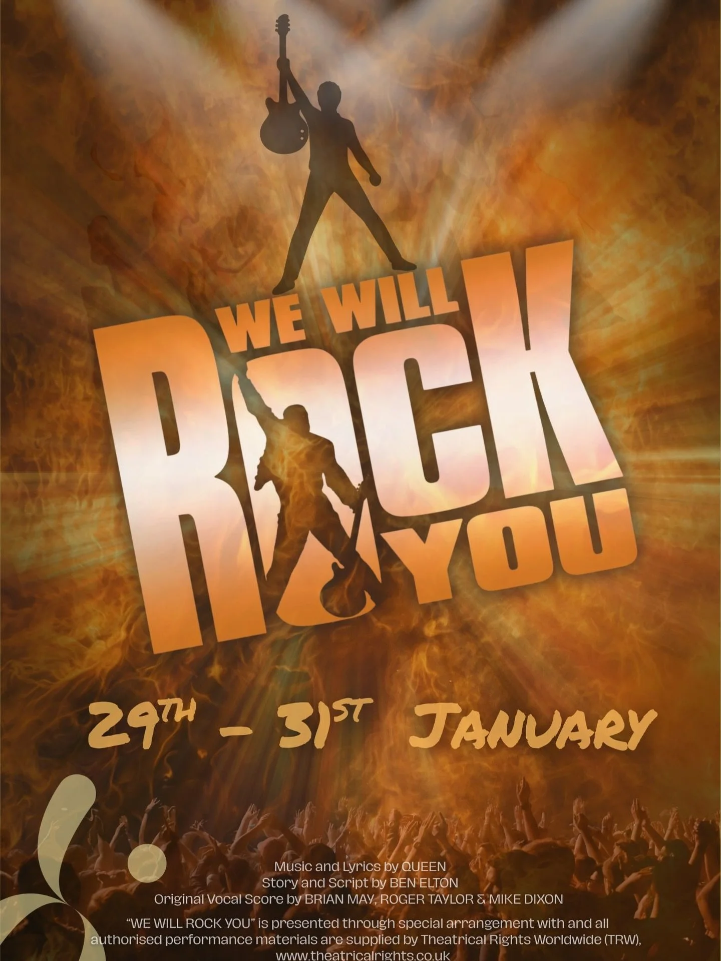 Iconic music deserves a powerful performance.&nbsp;🎶

In one month, We Will Rock You&nbsp;takes to our stage - delivered by our Professional Musical Theatre Diploma students, with elite level training and ready to bring Queen&rsquo;s legendary music