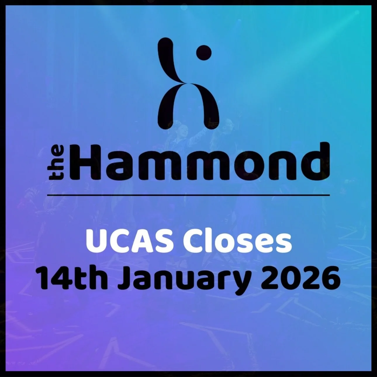 Dreaming of a career in Musical Theatre? 🎓

The UCAS deadline is TWO WEEKS AWAY for degree applicants, on 14th January 2026 - time is running out to apply for our BA (Hons) Musical Theatre Performance course at The Hammond.

With world-class trainin