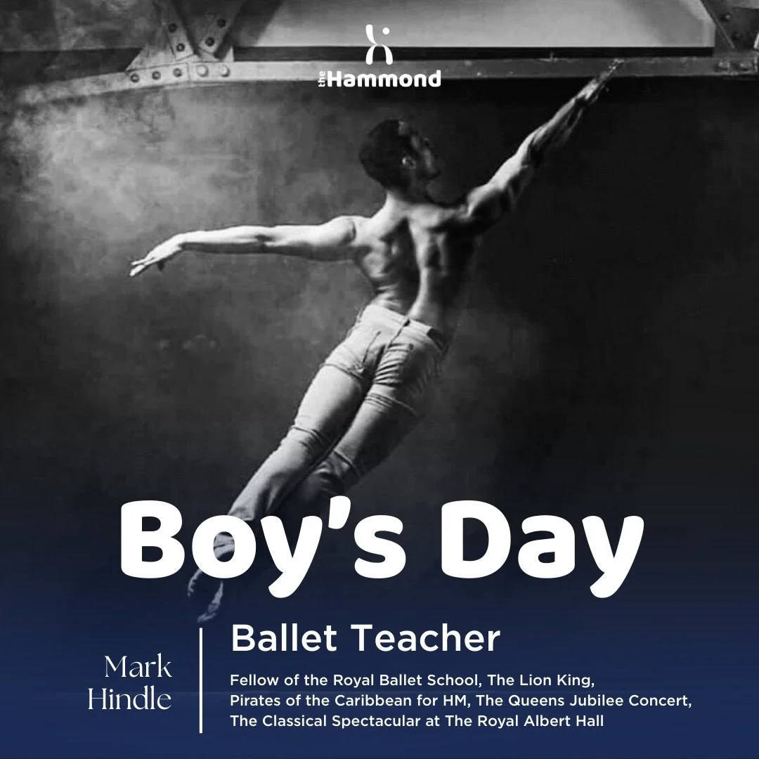 We&rsquo;re SO excited to announce that the incredible Mark Hindle, will be teaching at Boys Day 2026! 🔥

Mark has performed in productions such as The Classical Spectacular at the Royal Albert Hall, The Lion King musical, Pirates of the Caribbean a