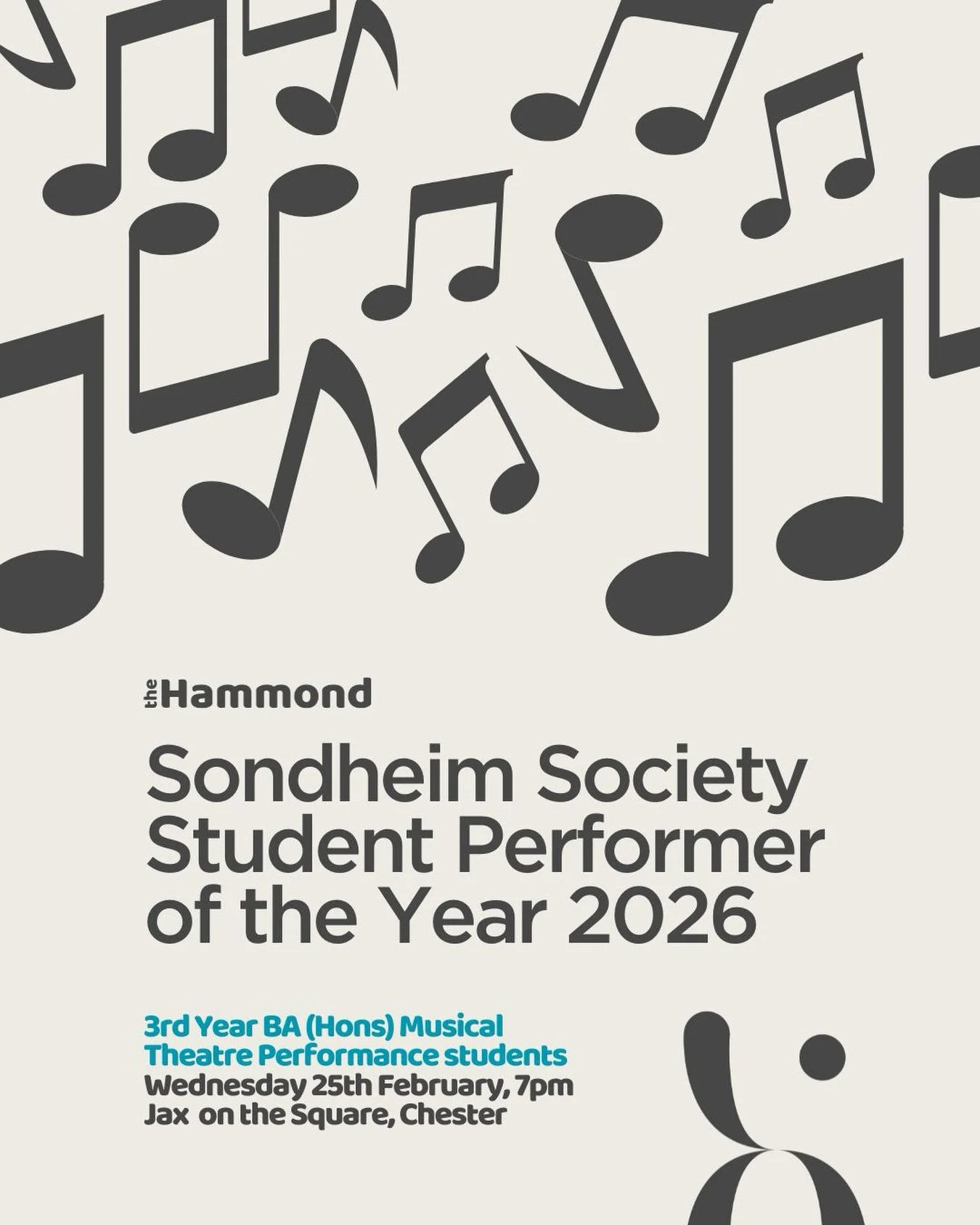 You&rsquo;re invited to join The Hammond&rsquo;s third-year BA (Hons) Musical Theatre Performance students at Jax on the Square Bar in Chester on Wednesday 25th February at 7pm. ✨

Performing in front of a panel, the evening&rsquo;s proceedings will 