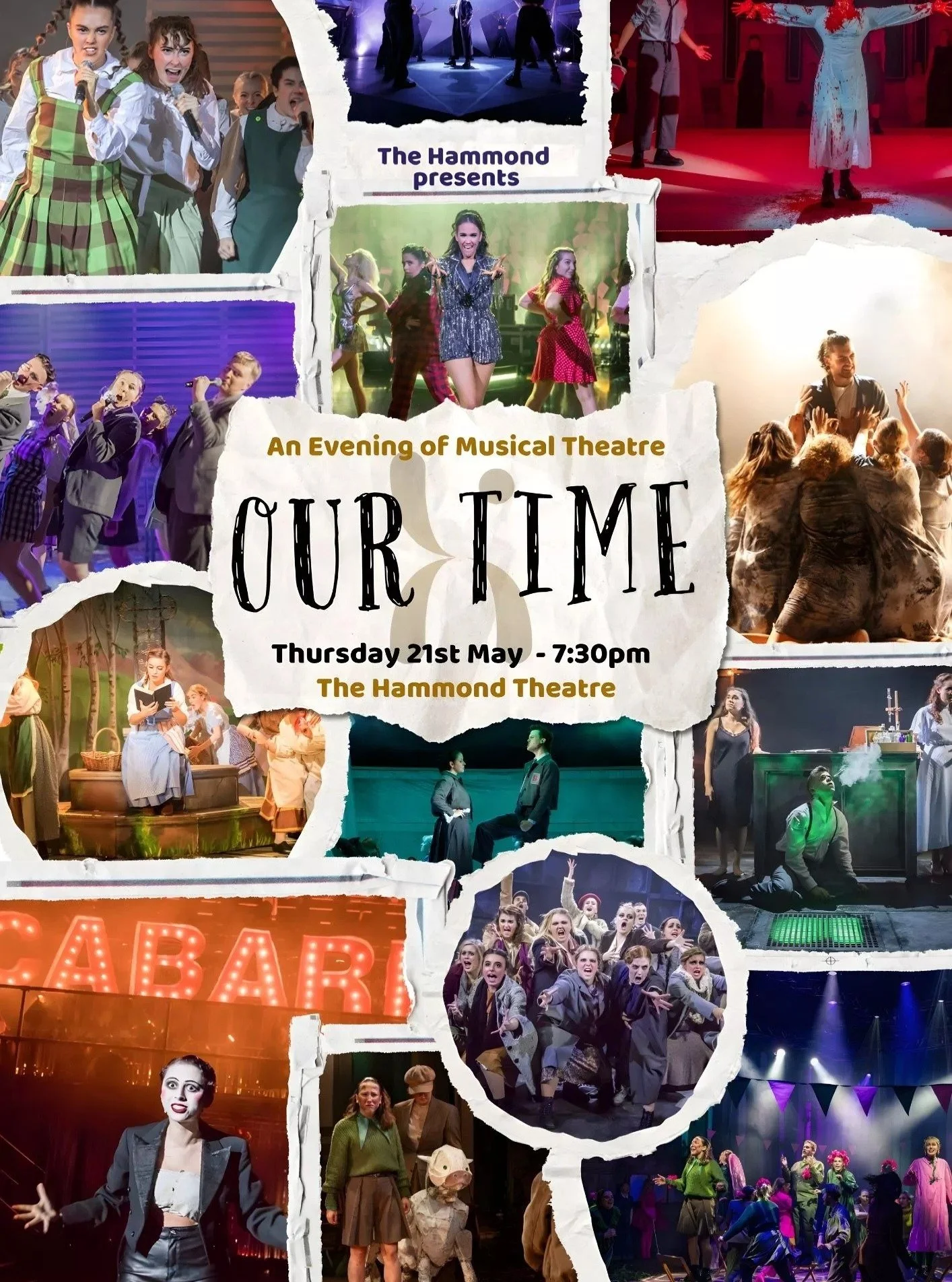 We're delighted to announce that our BA (Hons) Musical Theatre students will be performing "Our Time", a one-night-only celebration of everything that makes Musical Theatre unforgettable! 🎭✨

Showcasing the extraordinary talents of our BA 