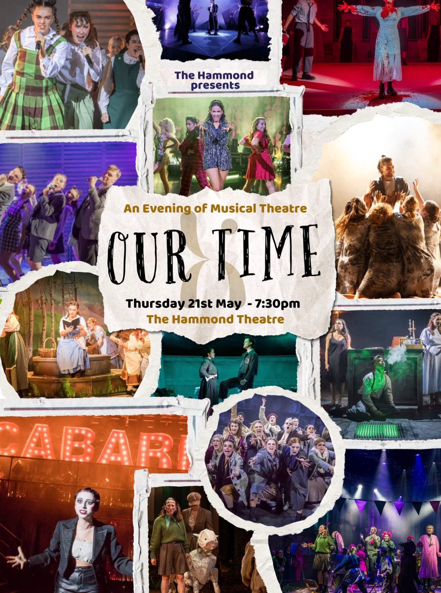 Just one day to go until "Our Time" takes to the stage! 🎶

Our BA (Hons) Musical Theatre students will be performing "Our Time", a one-night-only celebration of everything that makes Musical Theatre unforgettable! 🎭✨

Showcasing
