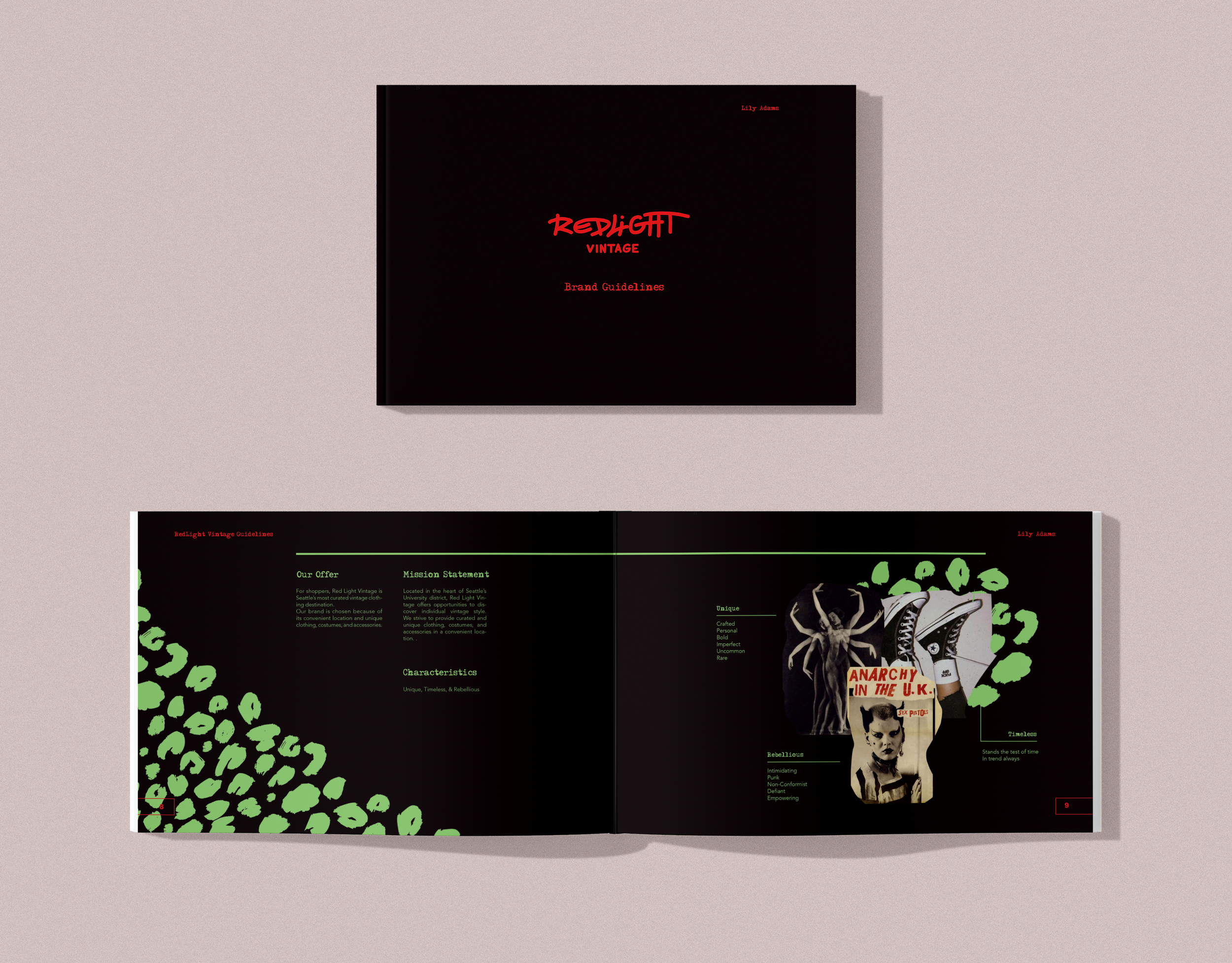 Red Light Vintage Rebranding