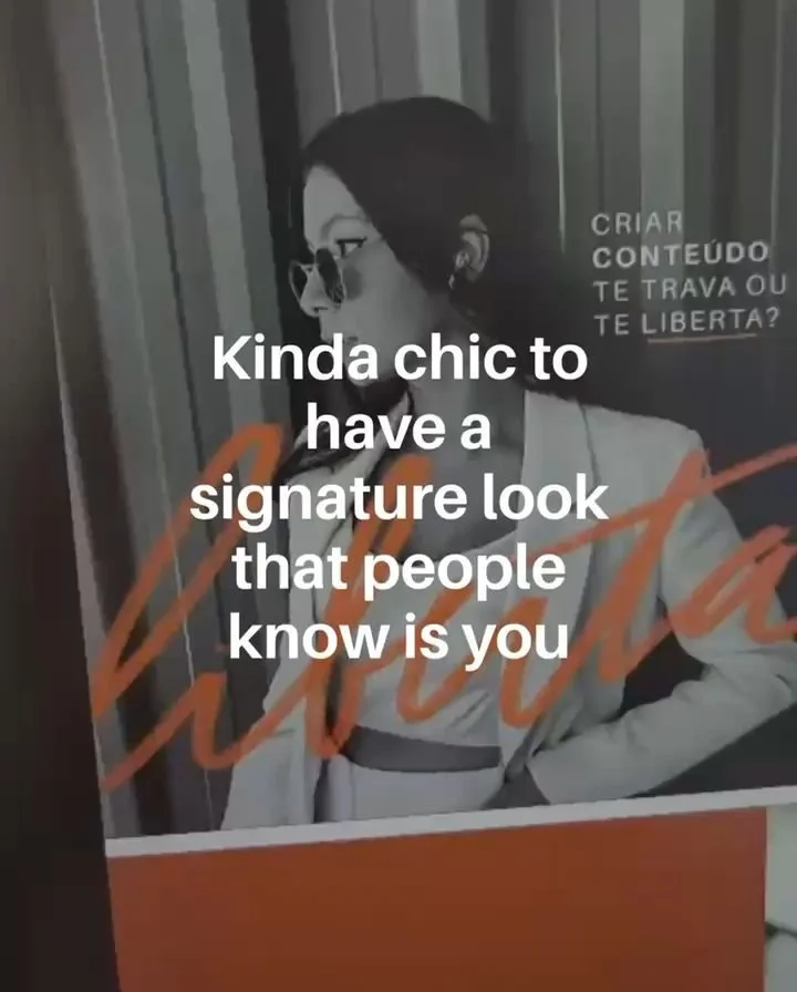 A signature look, a logo that's yours and only yours, templates that make showing up feel easy instead of a chore. Not to mention avoiding that decision fatigue when you see a trend or open Canva templates &ndash; you know who you are and how you sho
