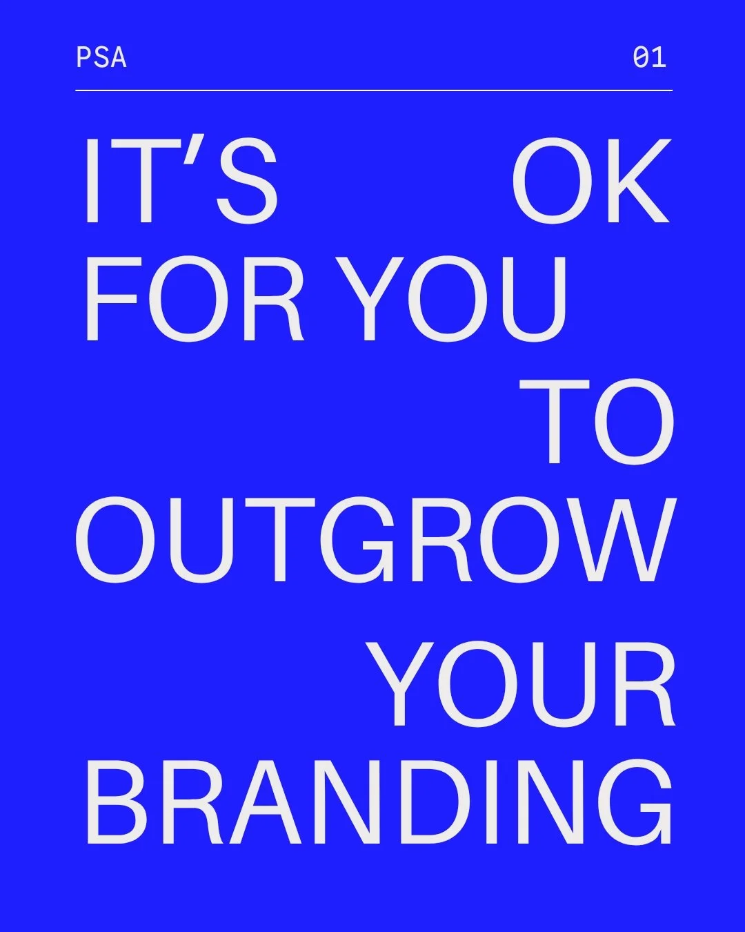 Your branding isn&rsquo;t a cage

If you've had that little niggle that something doesn't feel quite "you" anymore - even if it's still technically "good", or &ldquo;does the job&rdquo; that's not you being ungrateful or fickle. I