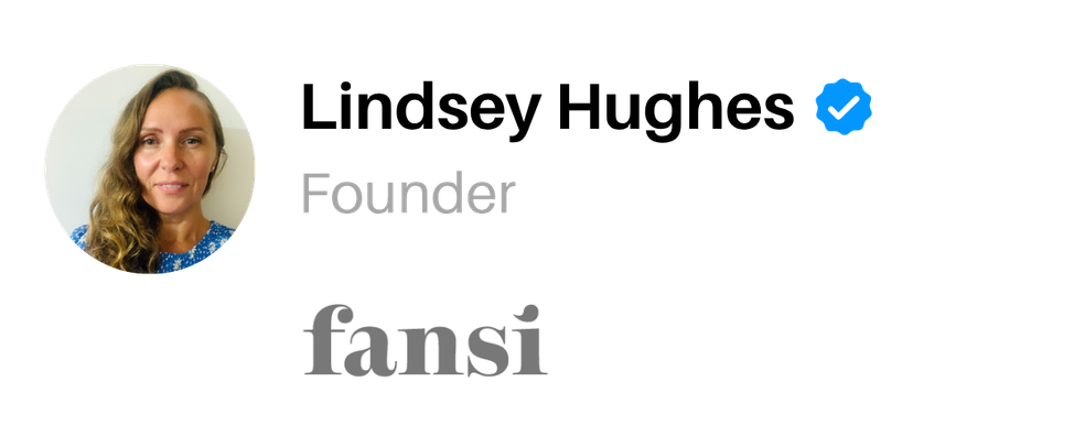Lindsey Hughes, founder of Fansi Mats