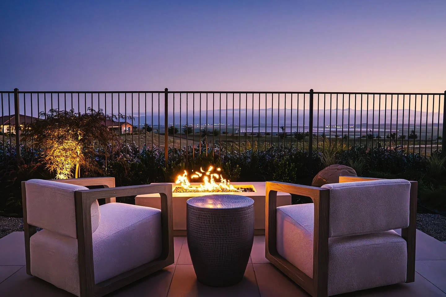 we believe outdoor living should feel like a getaway. This fire pit seating for two blends luxury, comfort, and connection&mdash;perfect for starlit nights and timeless conversations.

💺 High-end patio seating
🔥 Elegant fire pit warmth
🌙 Designed 