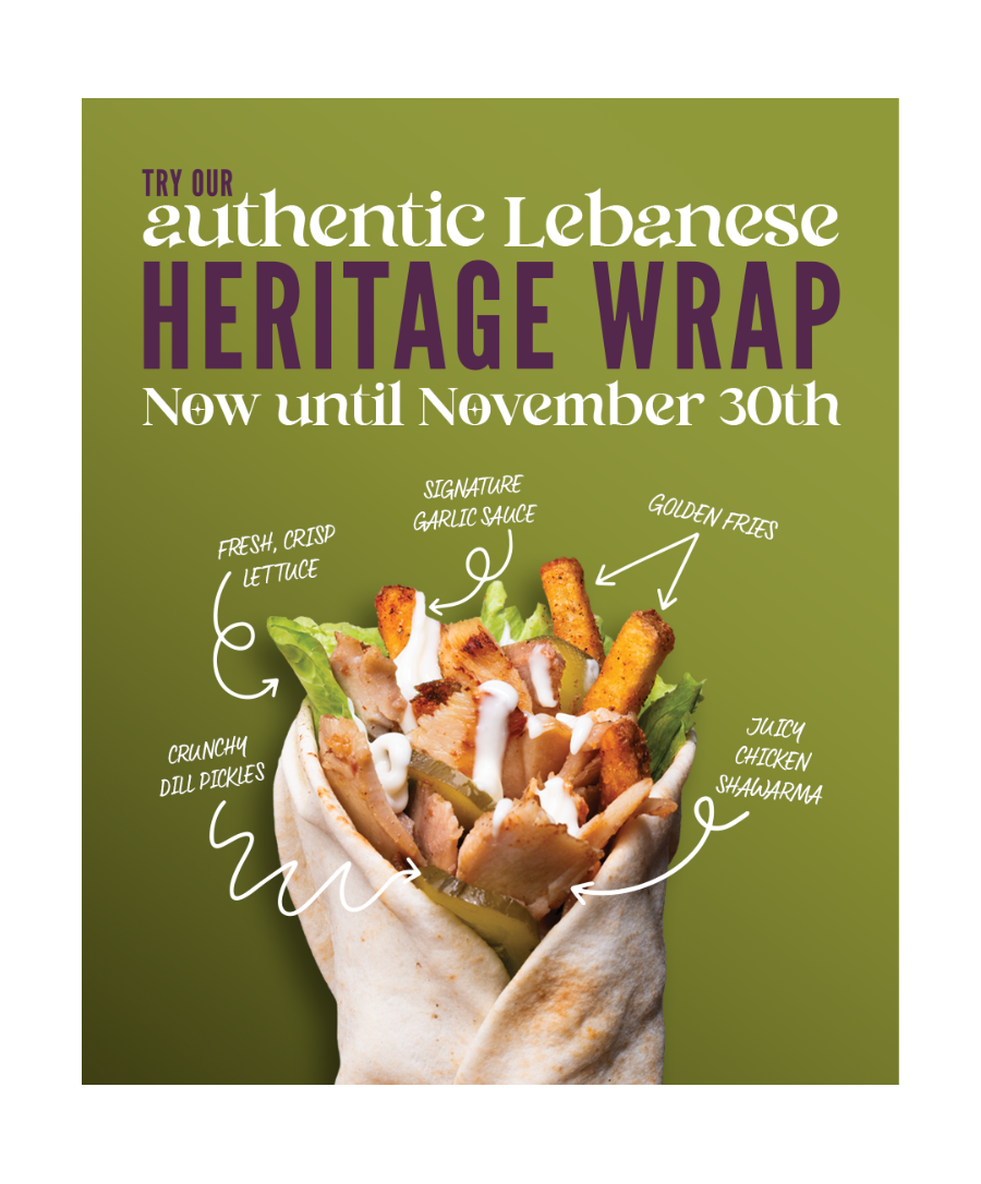 Honour Lebanese Heritage Month with Mezza's Limited Time Wrap! — Mezza ...