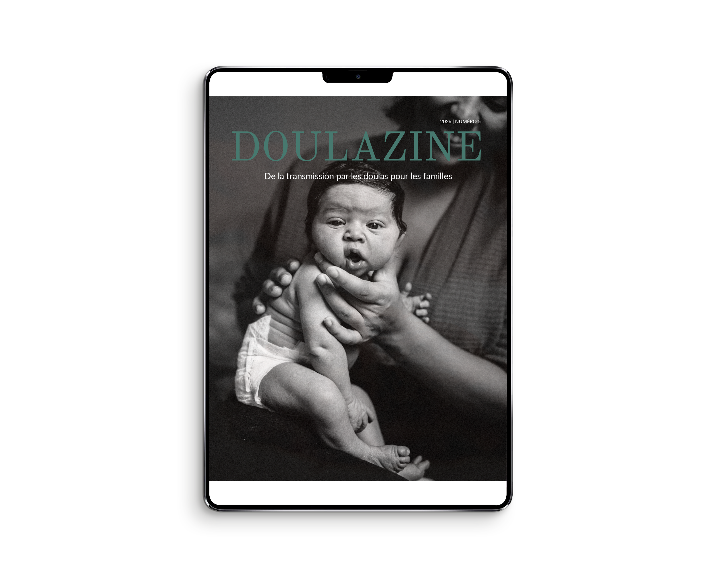 Doulazine 5 iPad Mockup.png