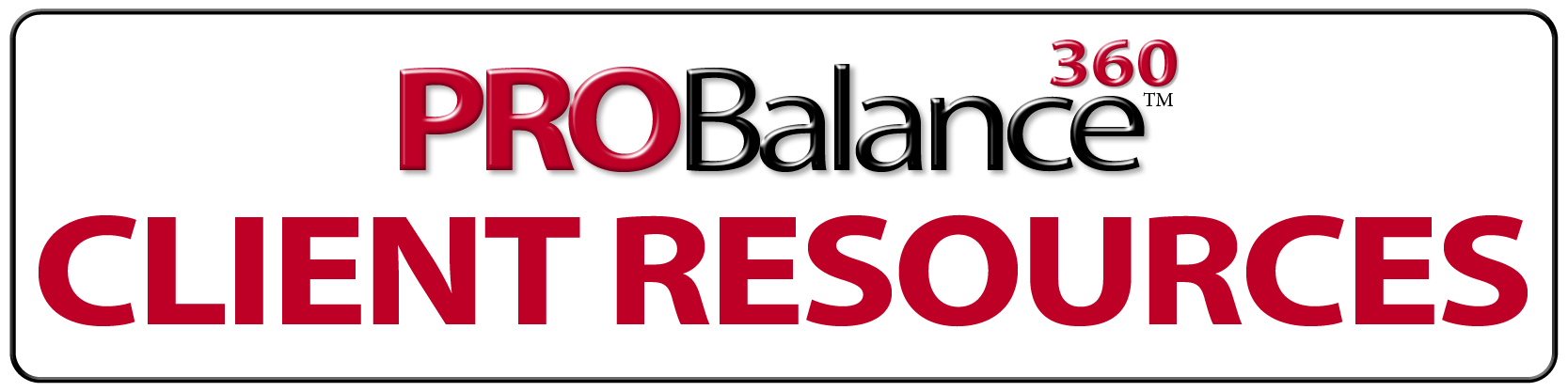 Client Resources — Learn ProBalance