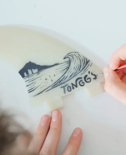 DIY Surf-Fin Home Decor — ella eland