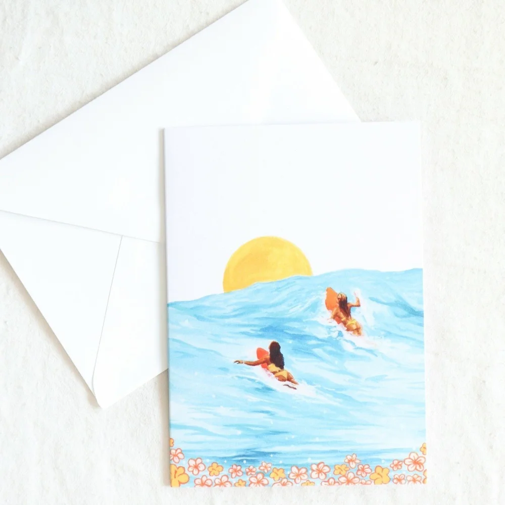 It's the time of year for thanks and for giving, and what better to give than a card saying all the reasons why you appreciate someone?

If you know someone who loves the sun, the sea, and the surf, I got you covered! 

Explore a collection of vibran