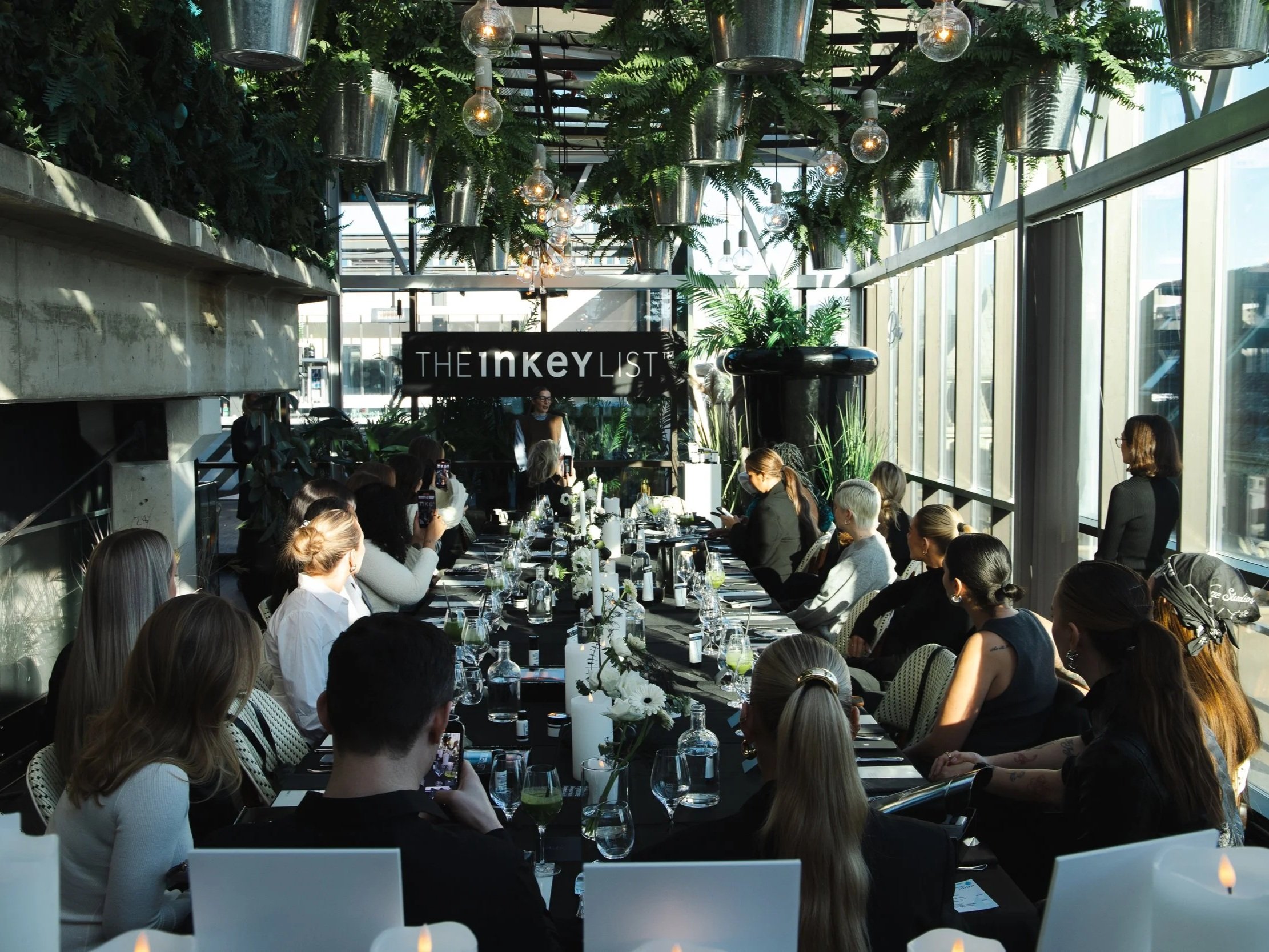 Lokaler på TAKET Steen & Strøm i Oslo, rigget for produkt lansering