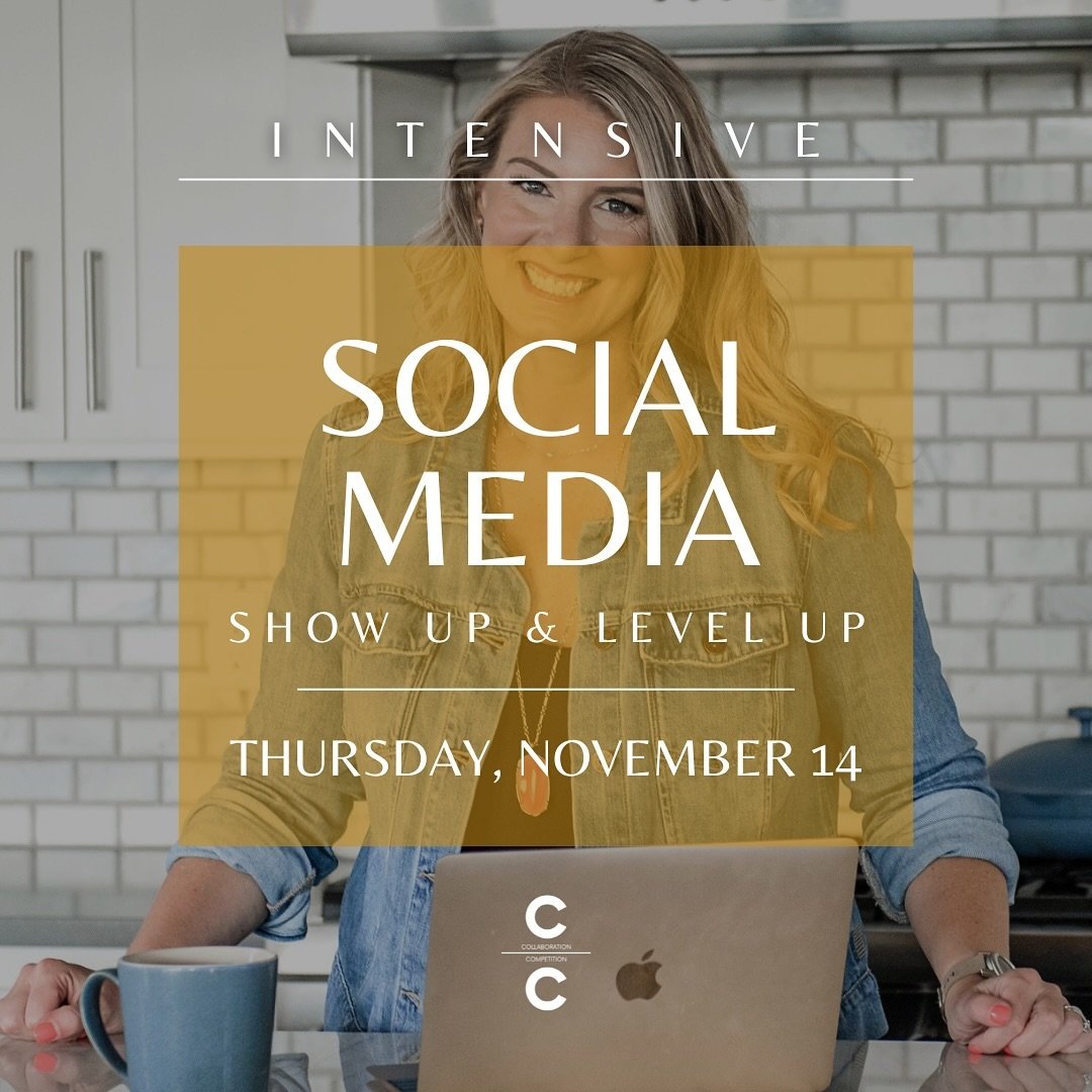 Ready to Level Up your social media strategy for 2024?

Time is ticking, and we have just a few&nbsp;spots left for our Renton Intensive! Join us this Thursday and learn how to create scroll-stopping content, boost engagement, and connect authentical