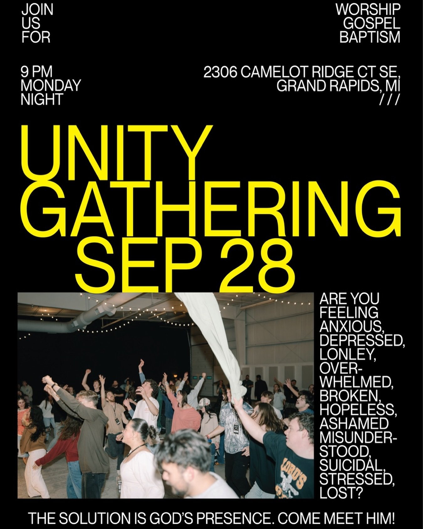 MARK YOUR CALENDARS! 🥳🎶🏃&zwj;♀️‼️❤️&zwj;🔥

We&rsquo;re gathering in Grand Rapids, MI on Sept 28 + we would love to see you there!!!

All are welcome, come as you are. Jesus wants to encounter you!! 🫶

Are you coming???