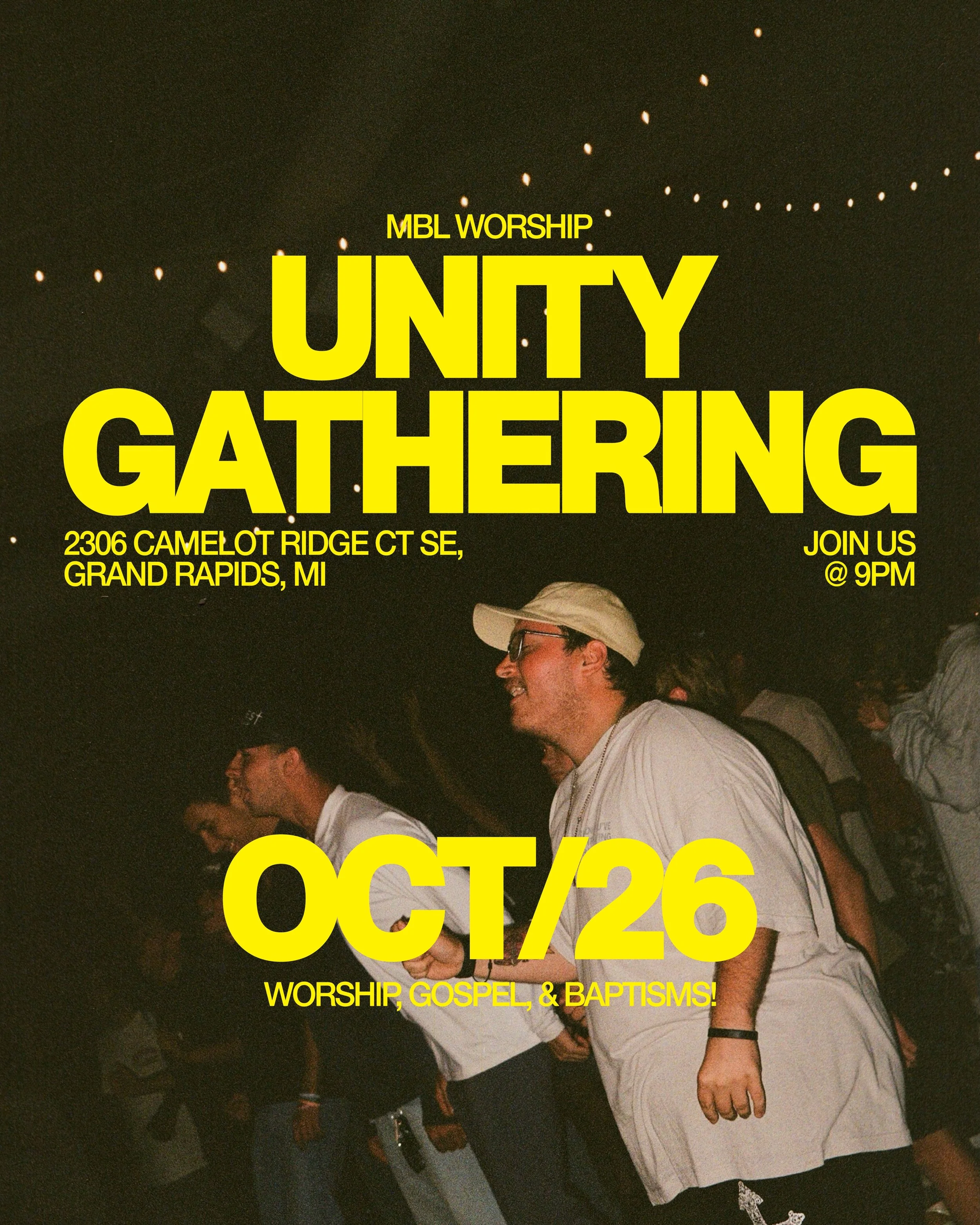 OCTOBER UNITY GATHERING IS RIGHT AROUND THE CORNER AND YOU 🫵 DON&rsquo;T WANT TO MISS IT 🤩❤️

Bring a friend, bring a coworker, bring a family member, bring whoever you want and come worship Jesus with us!
