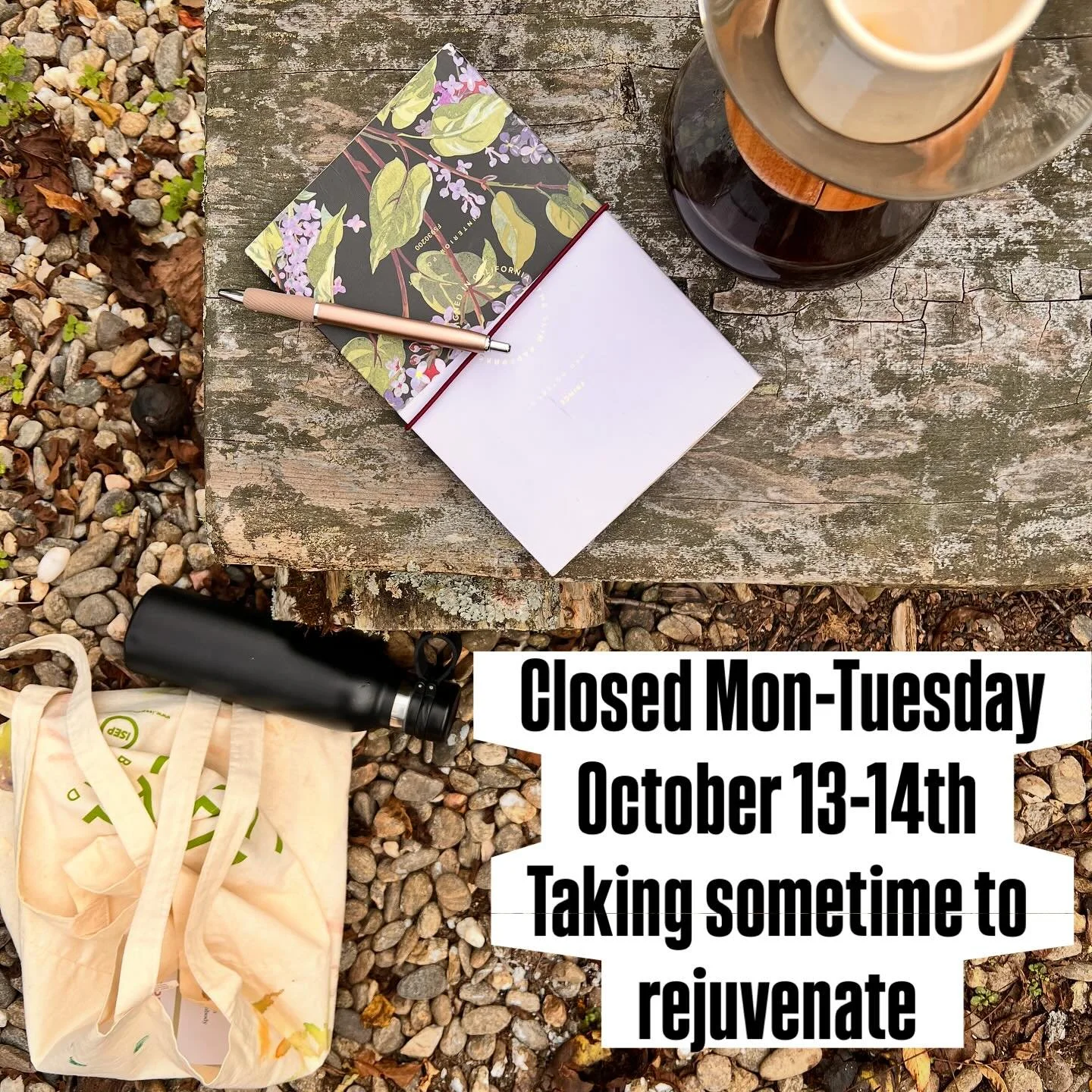 ***Hours Update***
CLOSED
Mon - Tues
13th - 14th

Taking this time to honor rejuvenation &hellip;.

#rejuvenated #breathing #baristalife #simplelife #coffeefamily #coffeetime