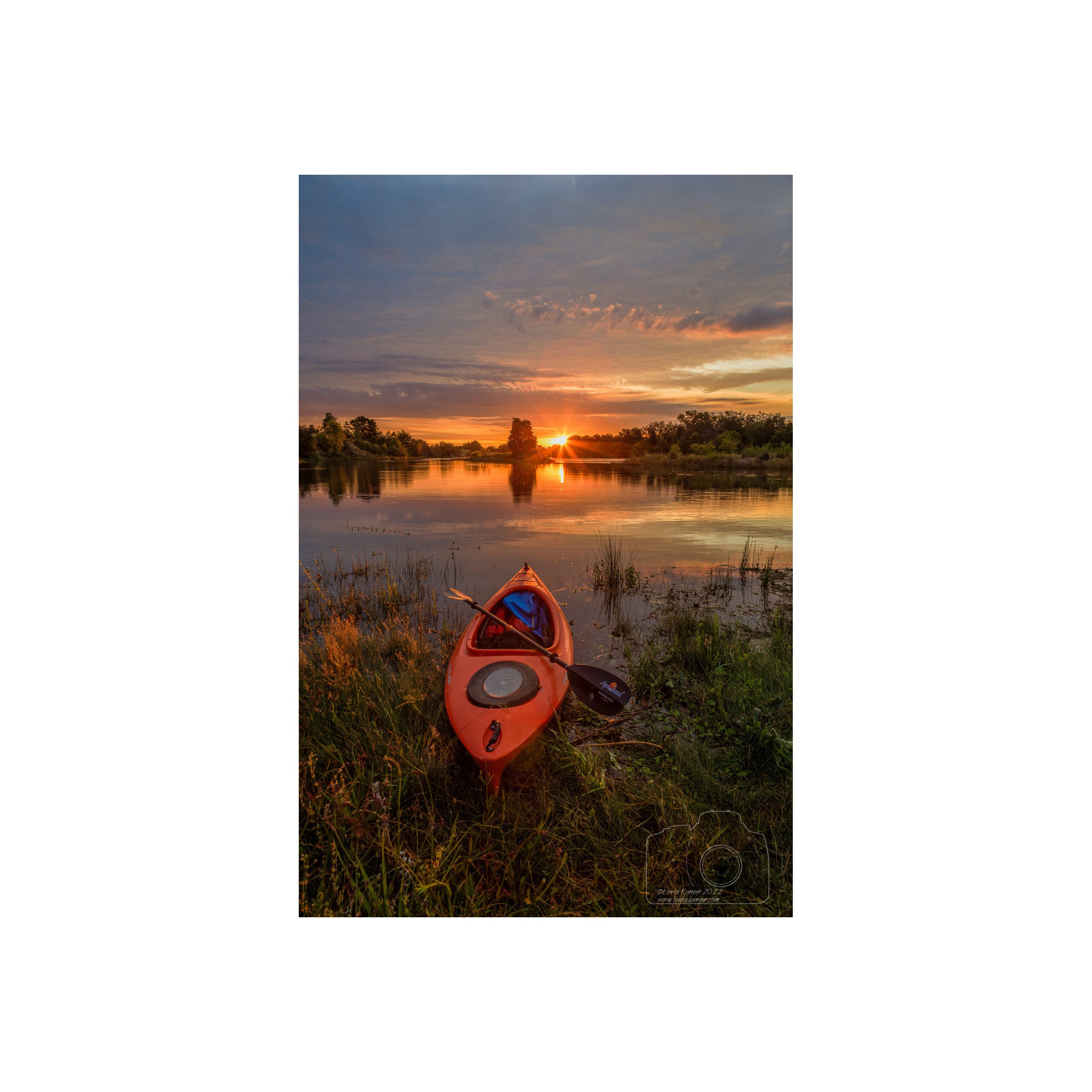 Kayak at sunrise #11