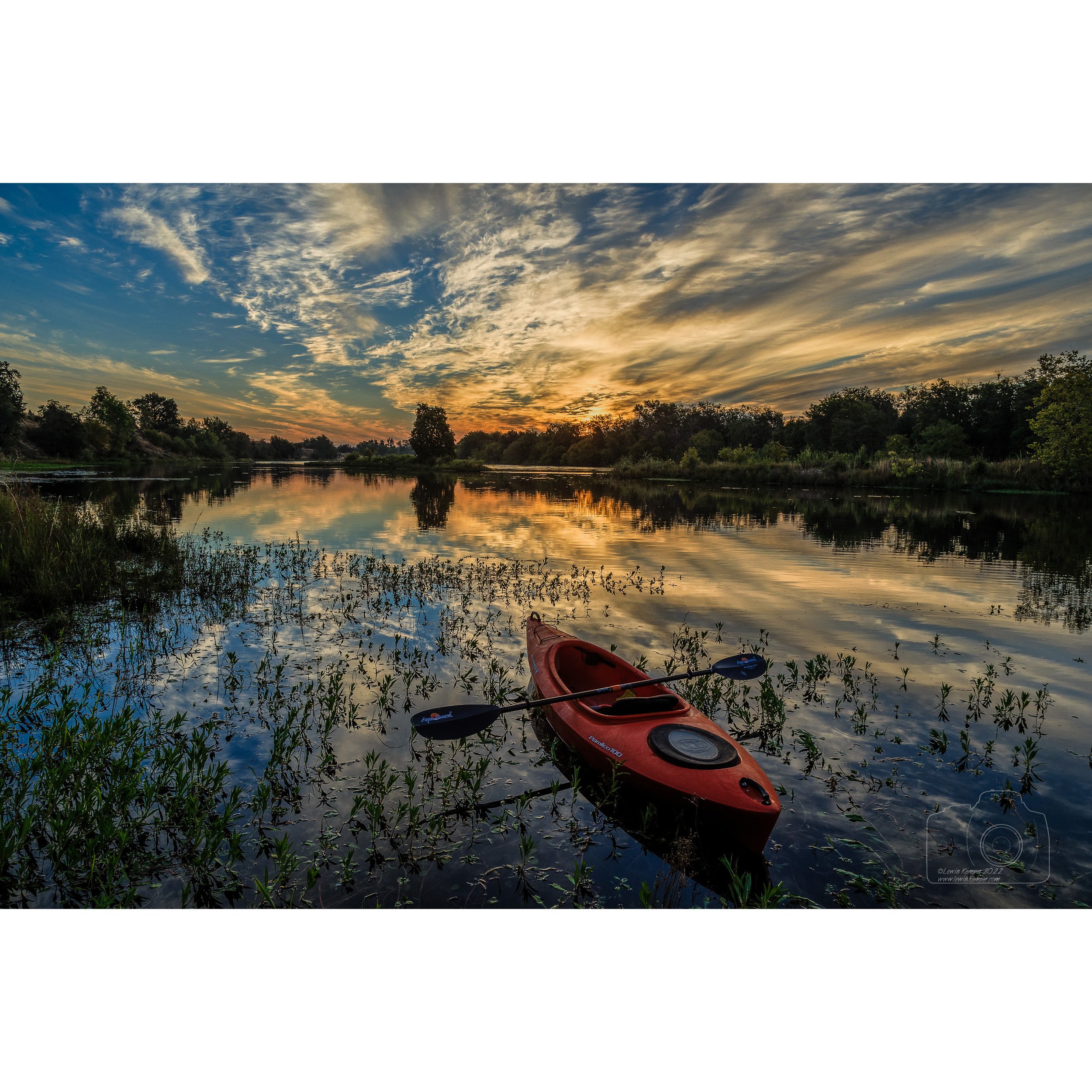 Kayak at sunrise #12