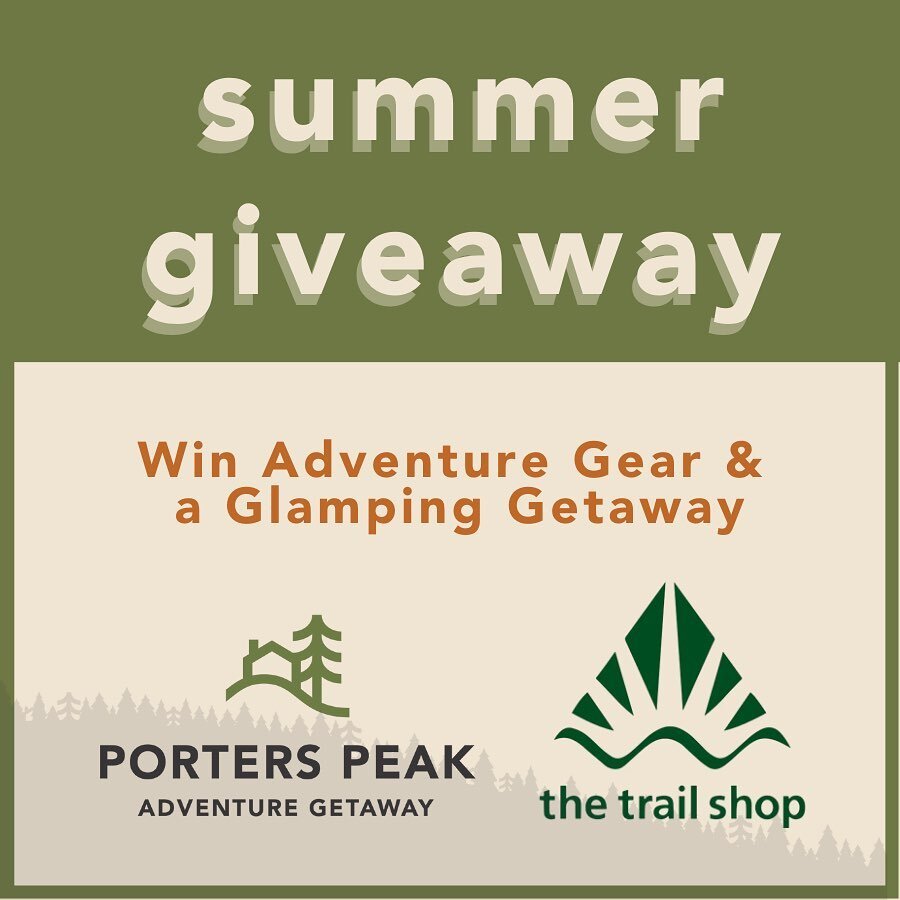 Get ready to soak up the sun and dive into excitement, as we kick off our annual summer adventure giveaway with Trail Shop! It's time to make unforgettable outdoor memories under the clear blue skies!

✨We&nbsp;@trailshop&nbsp;&amp;&nbsp;@porterspeak