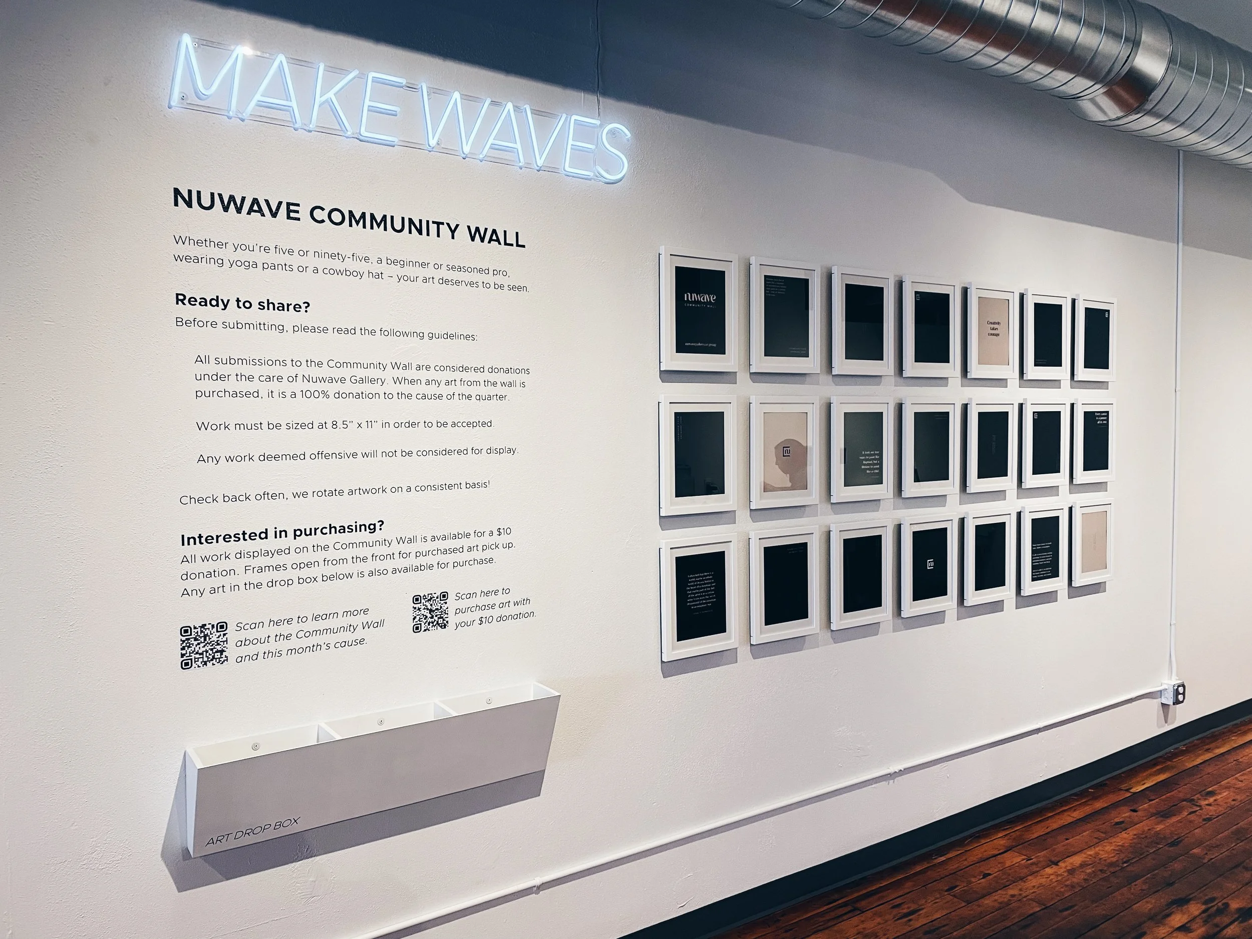 Community Wall @ Nuwave Gallery
