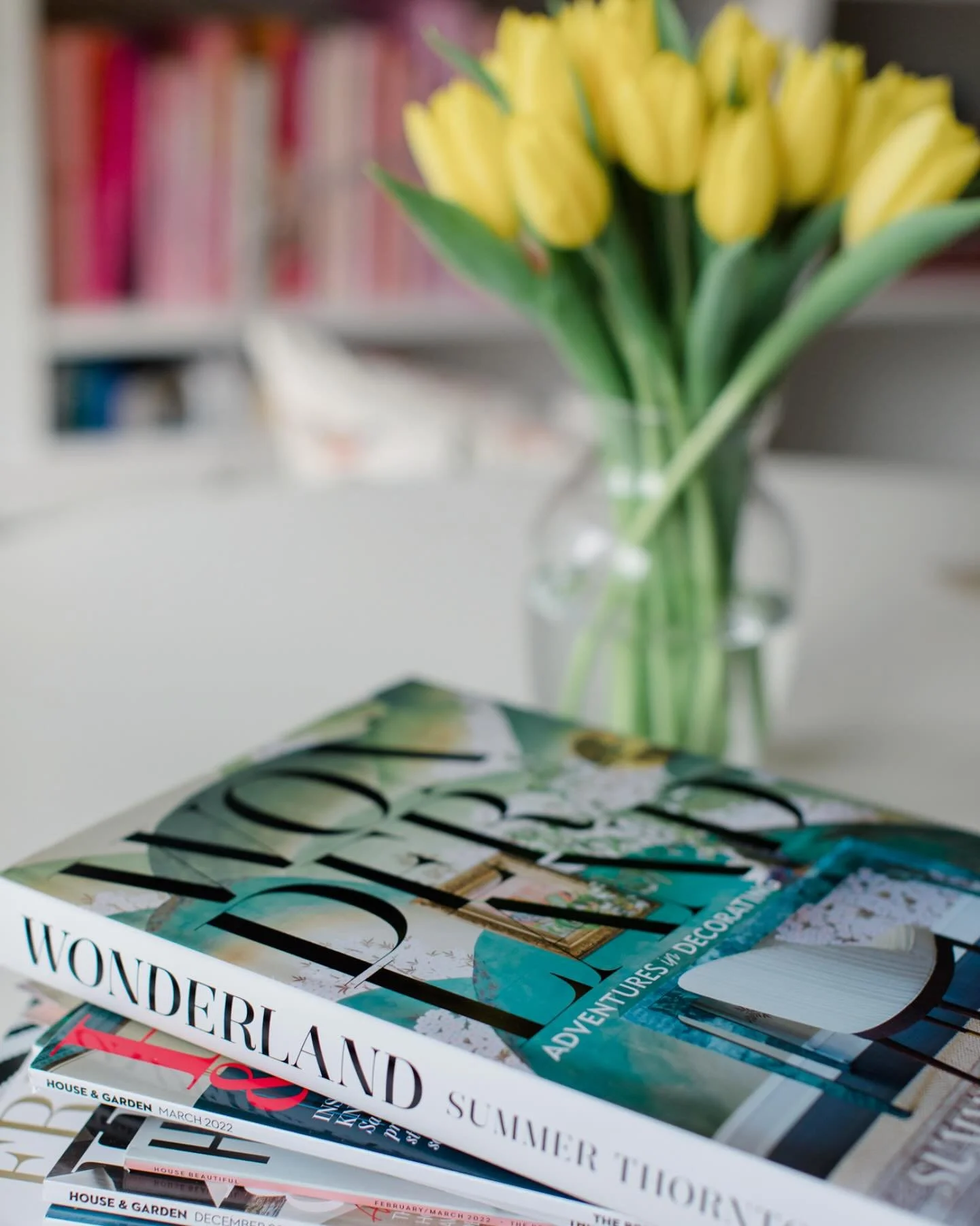 One of my favorite things about Wonderland? It keeps changing. It’s up to your imagination — no two people see it the same. This colorful interpretation is a book of interiors by @summerthorntondesign. In preparation of @thewashingtonball