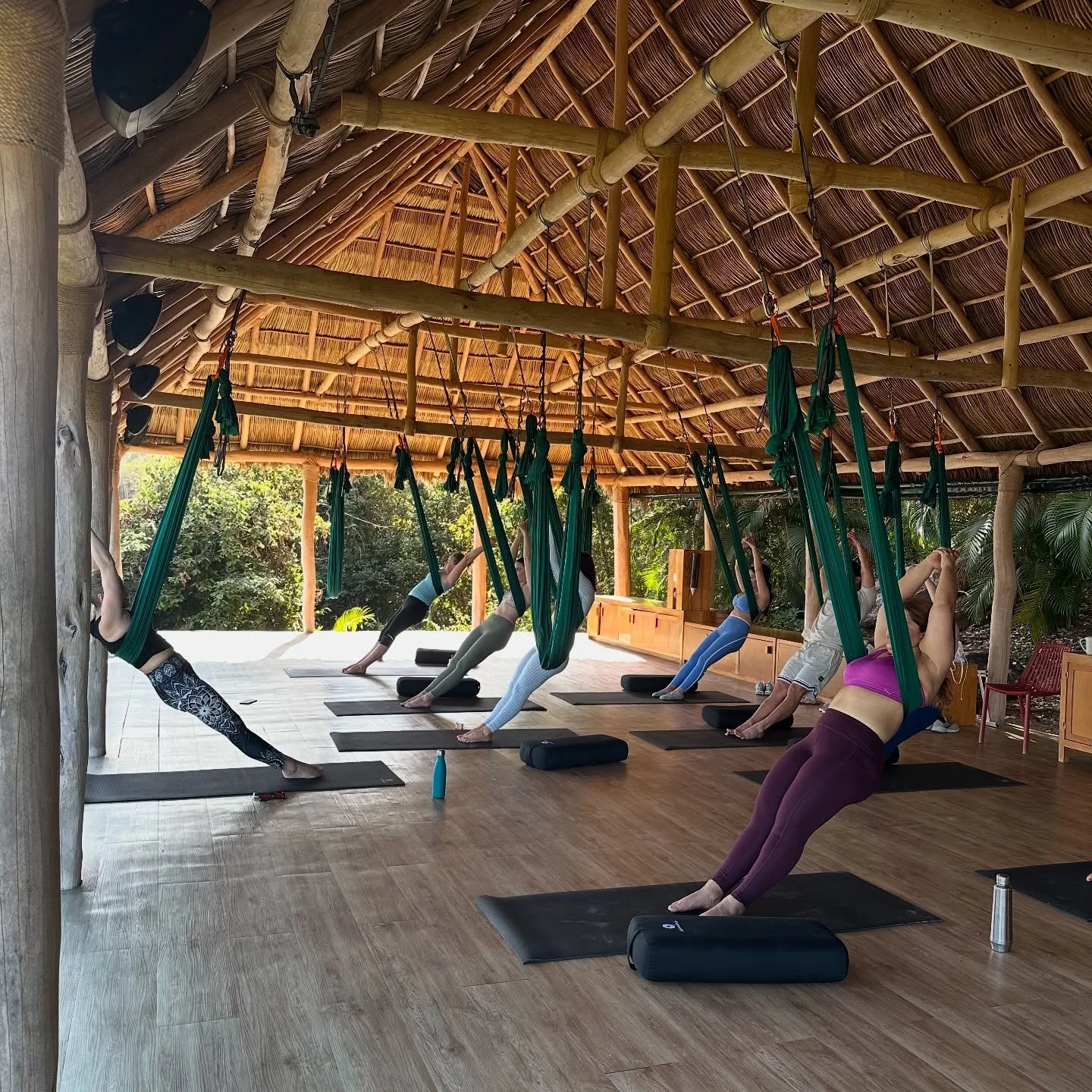 Today&rsquo;s the last day to get $200 off our aerial yoga retreat in Mexico in May! We only have 2 rooms left. Check out the link in our bio for details :)