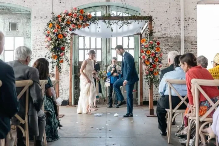 We’re going to be sharing lots of photos from Jackie and Jesse’s wedding, but what better way to kick it all off than this very special moment? 🥰
@rachelsuga 
@eventswithshabars 
@pitruco 
@2hermanostacos 
@eastcoastentertainment 
@fawz