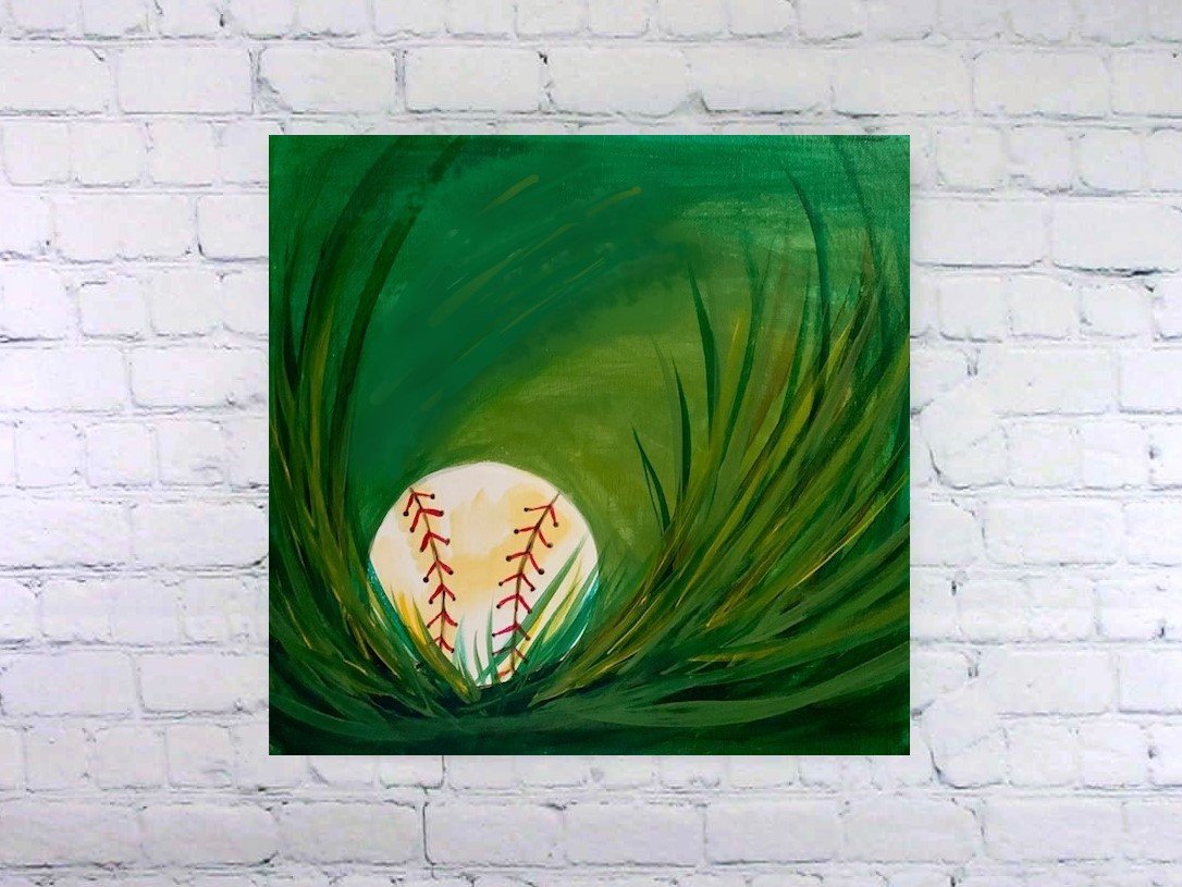 Let's Play Ball 12" x 12"
