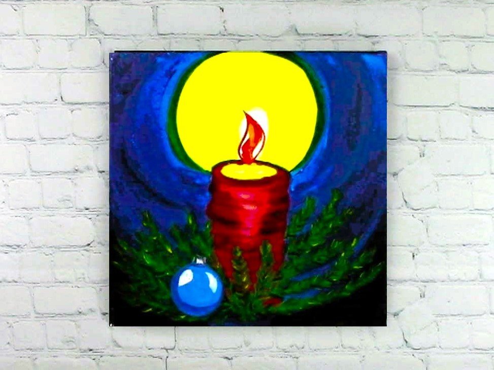 Candle GLow 12" x 12"