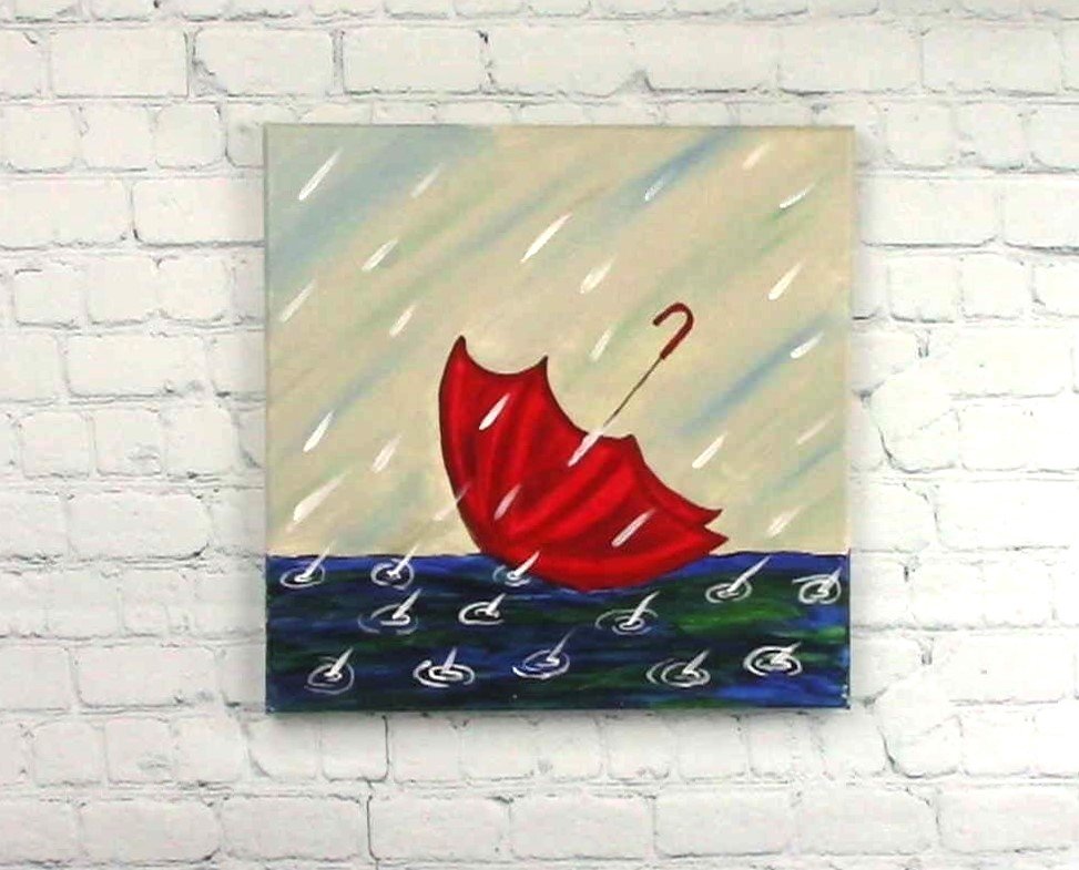 April Showers 12" x 12"