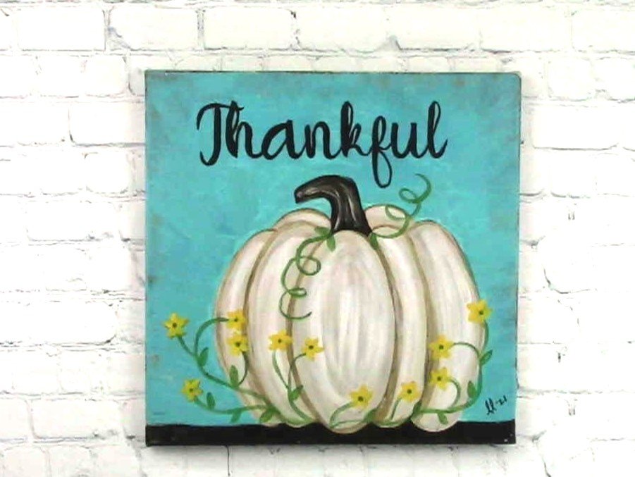 Thankful 12" x 12"