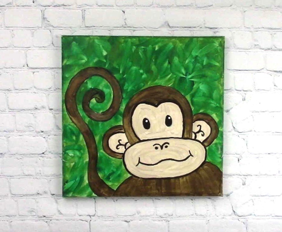 Monkey (Kids 10" x 10"