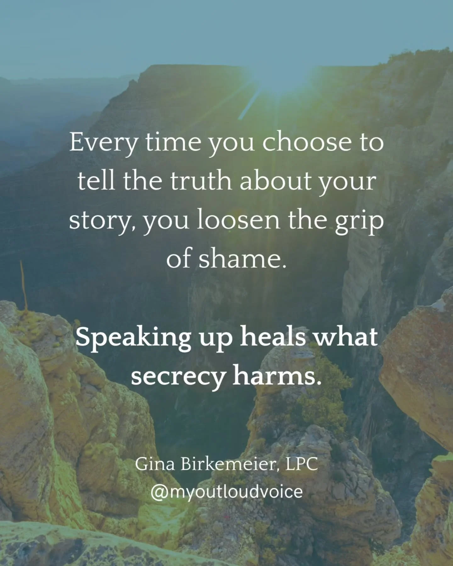 Shame thrives where silence lives. Hiding your story can feel like protection, but it carries a heavy cost. 

God offers freedom, &ldquo;Everything exposed by the light is made clear.&rdquo; (Ephesians 5:13) 📖 ✨

Sharing your truth, even with one tr