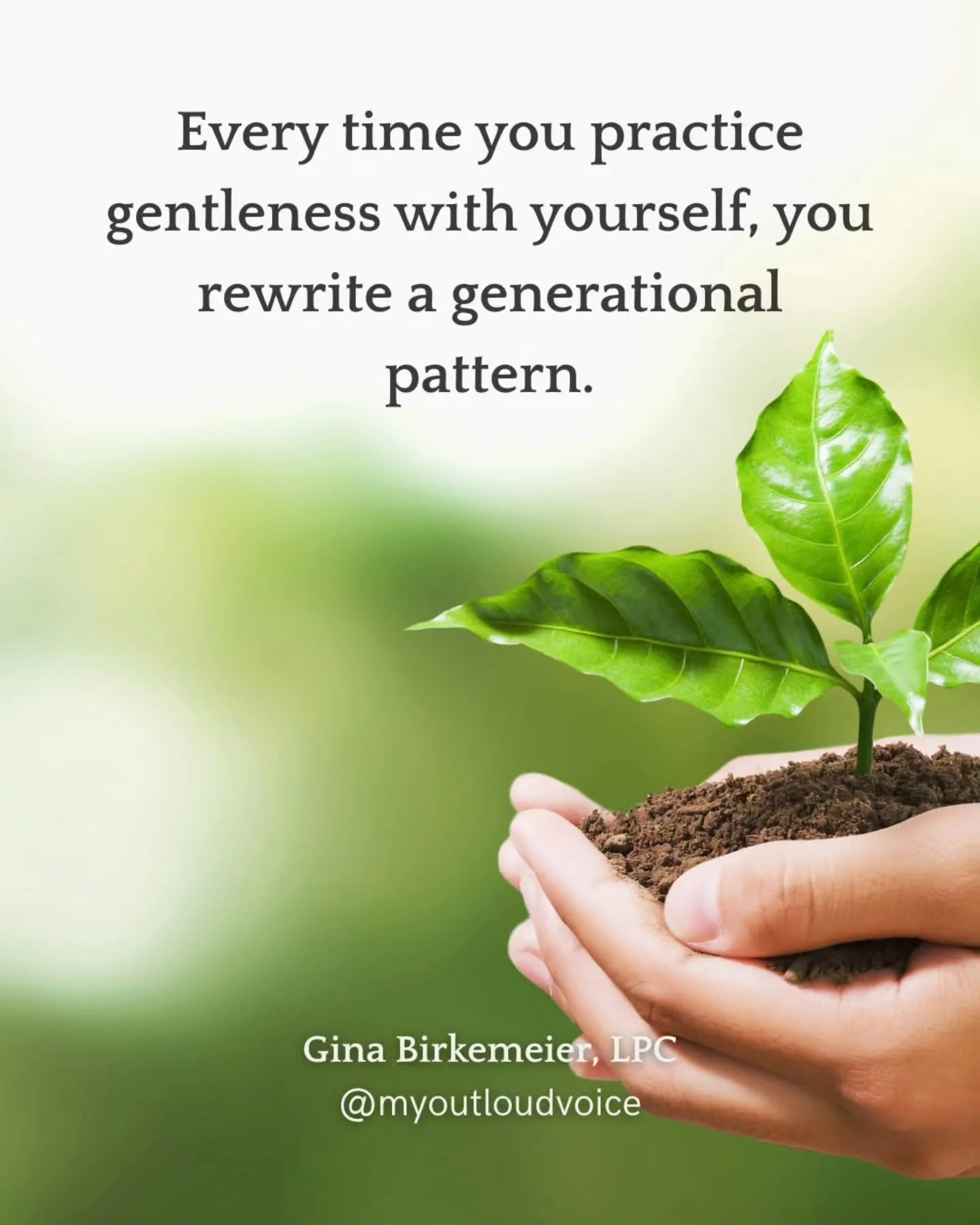 Healing is for you right now, in this moment. But it also reaches backward with grace and forward with freedom&mdash;bringing healing to what came before and hope to what comes next.

This is what being a transitional character looks like. 💛