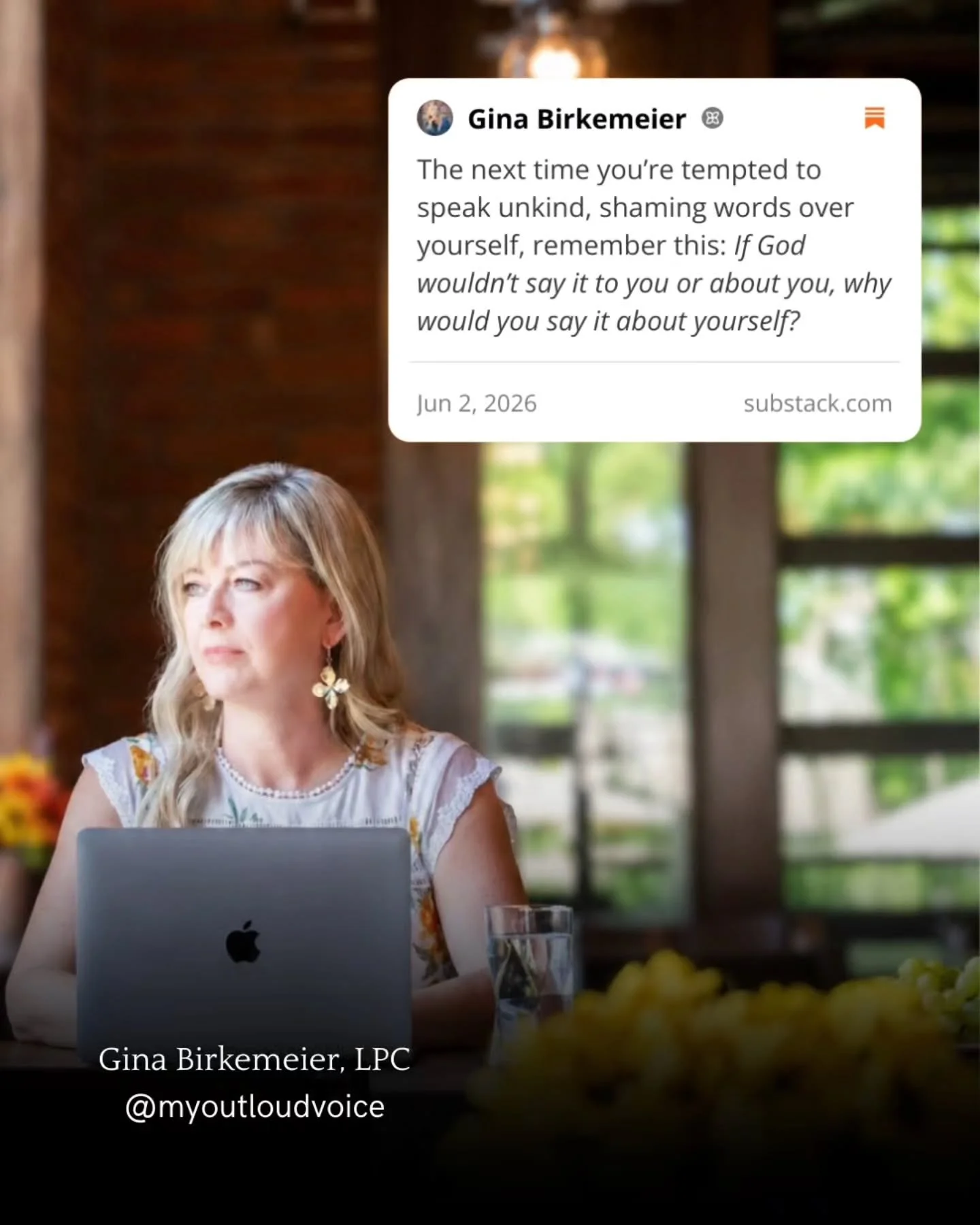 Some of us have spent years speaking to ourselves in ways God never would.

Yet Scripture repeatedly points us toward what is true, lovely, and life-giving (Philippians 4:8). Not because God is asking us to ignore reality, but because He is teaching 