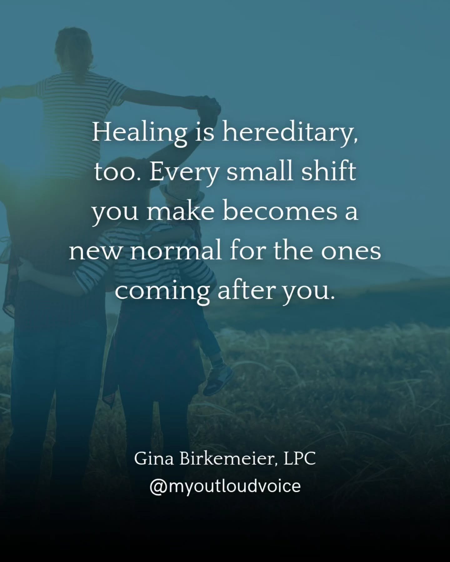 Healing changes generations. 💛

#cyclebreaker #generationalhealing #familypatterns #faithandhealing