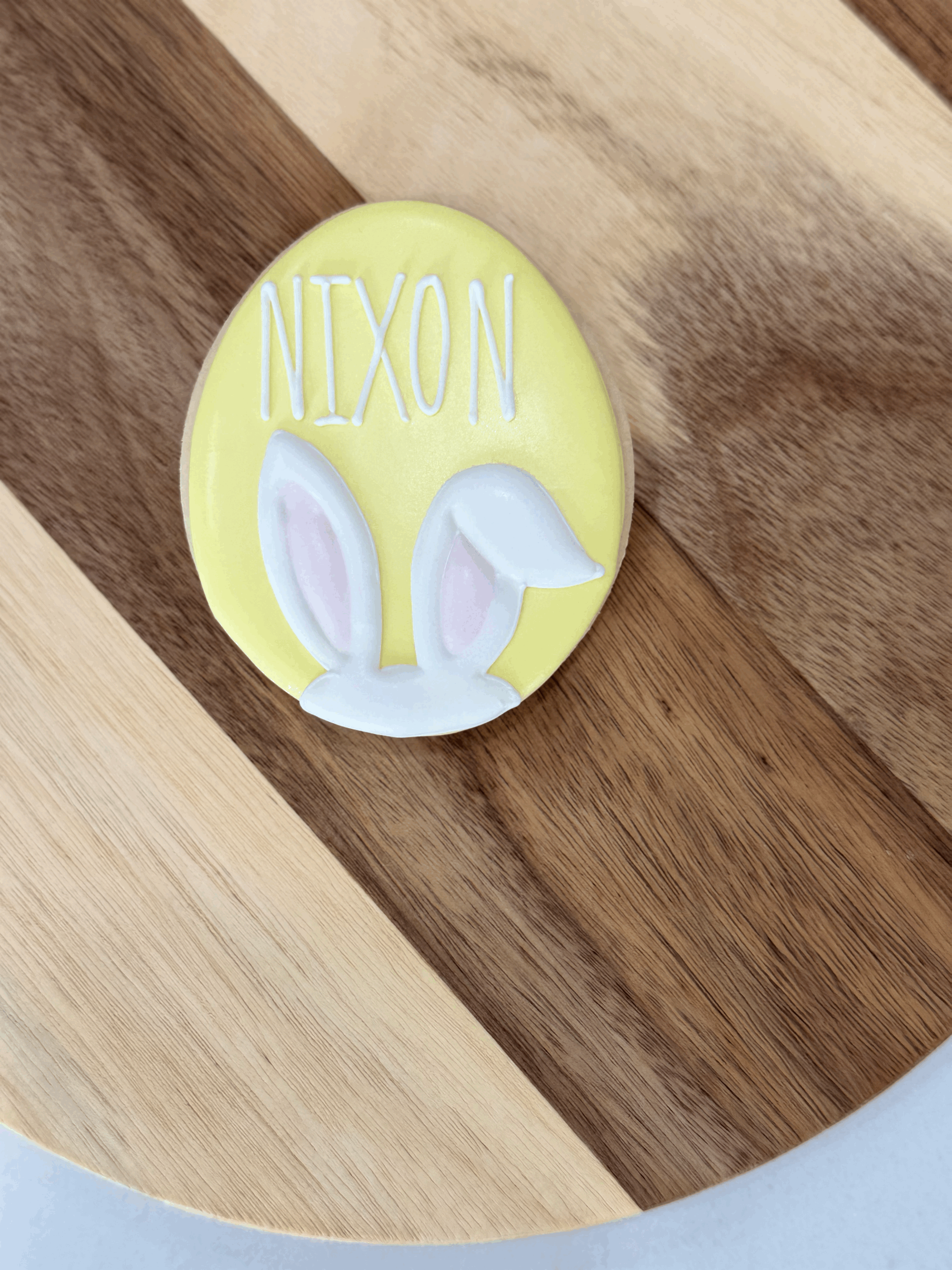 Egg Name Cookie