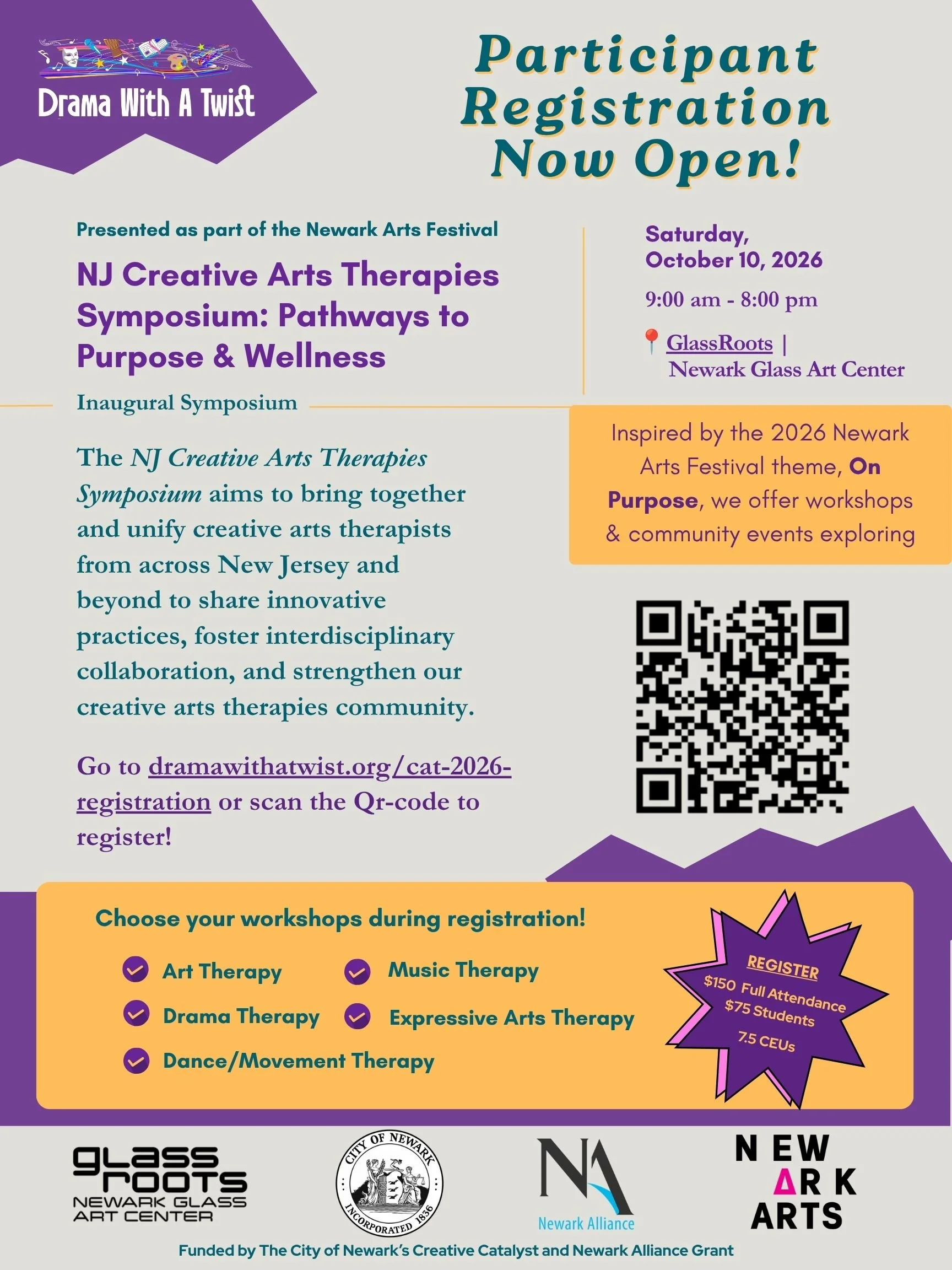 Students - New Jersey Creative Art Therapies Symposium: Pathways to Purpose & Healing
