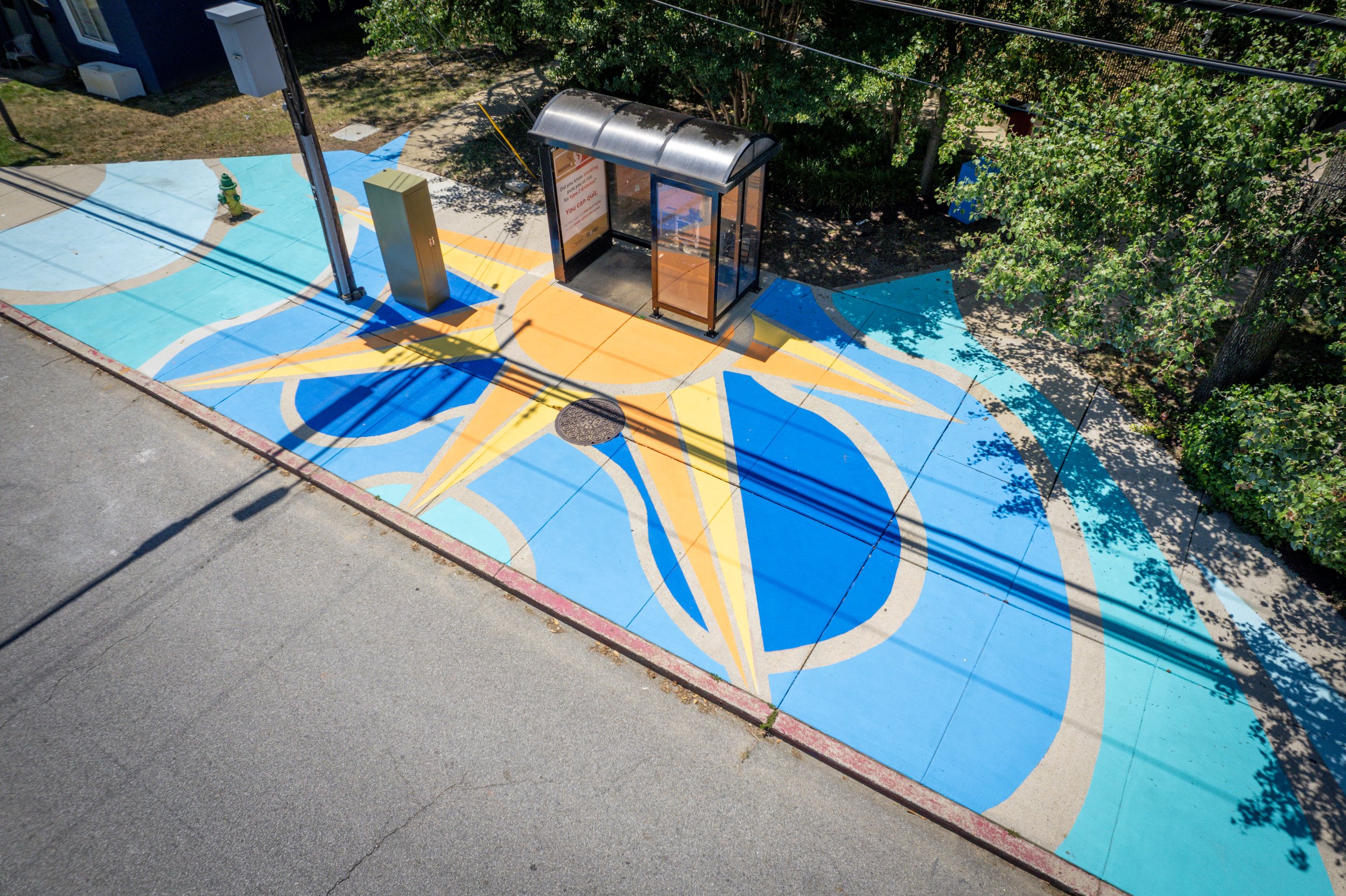 240707 Annapolis Eastport President & Monroe pavement art 01.jpg