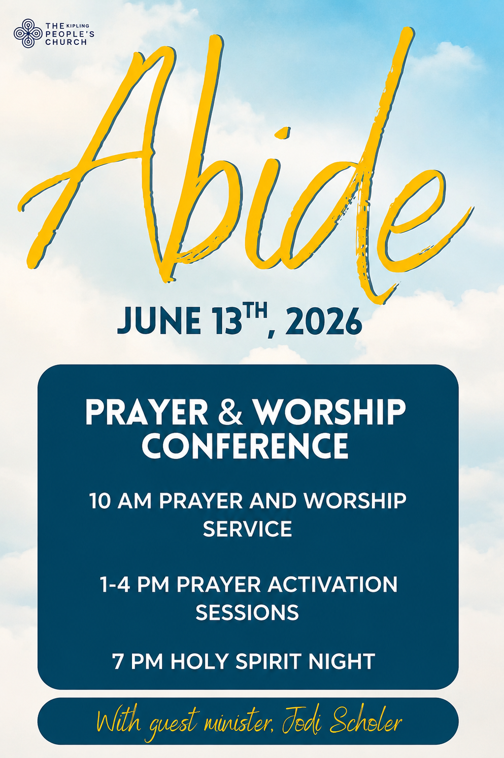 Abide - Mini Prayer &amp; Worship Conference