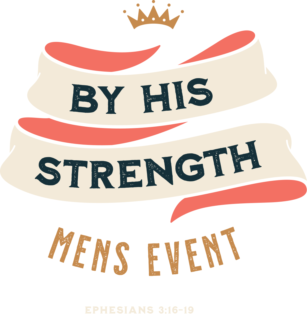 By His Strength Mens Event Logo