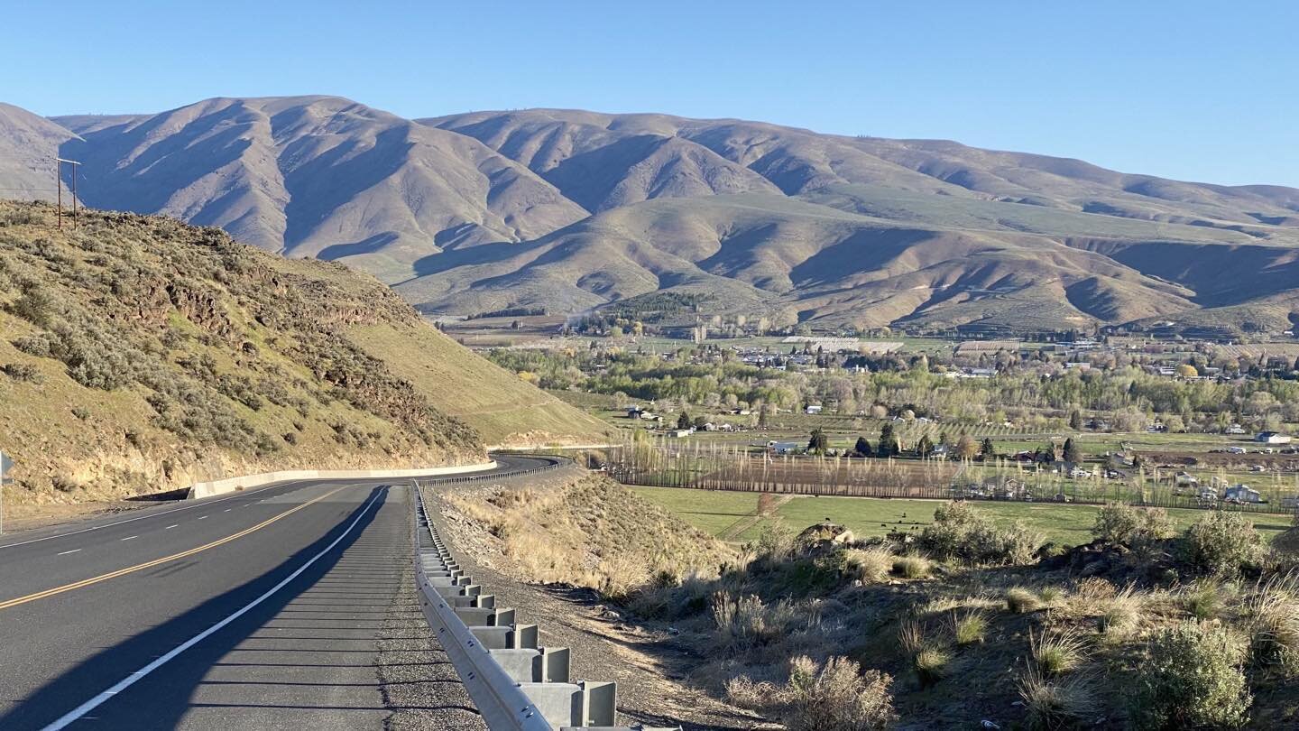 This downhill glide is a delight. It&rsquo;s an early stretch of the 50 mile Tour de Tieton bike ride. The 25 miler is easier and just as scenic. Saturday, June 18. You&rsquo;ll be invited to the Warehouse party the night before.  Register today. tou