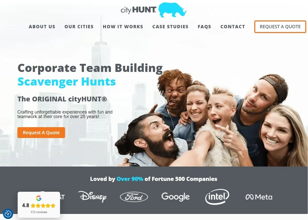 cityHUNT: Positioning & Messaging • Copywriting • Web Design + Build • Google Ads • SEO • Newsletter • Sales Enablement • Custom Analytics • Reporting + Consulting