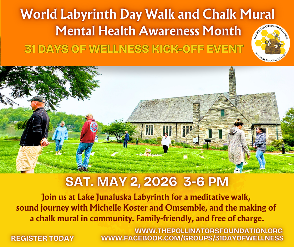 World Labyrinth Day Walk &amp; Chalk Mural, Mental Health Awareness Month Kickoff Event