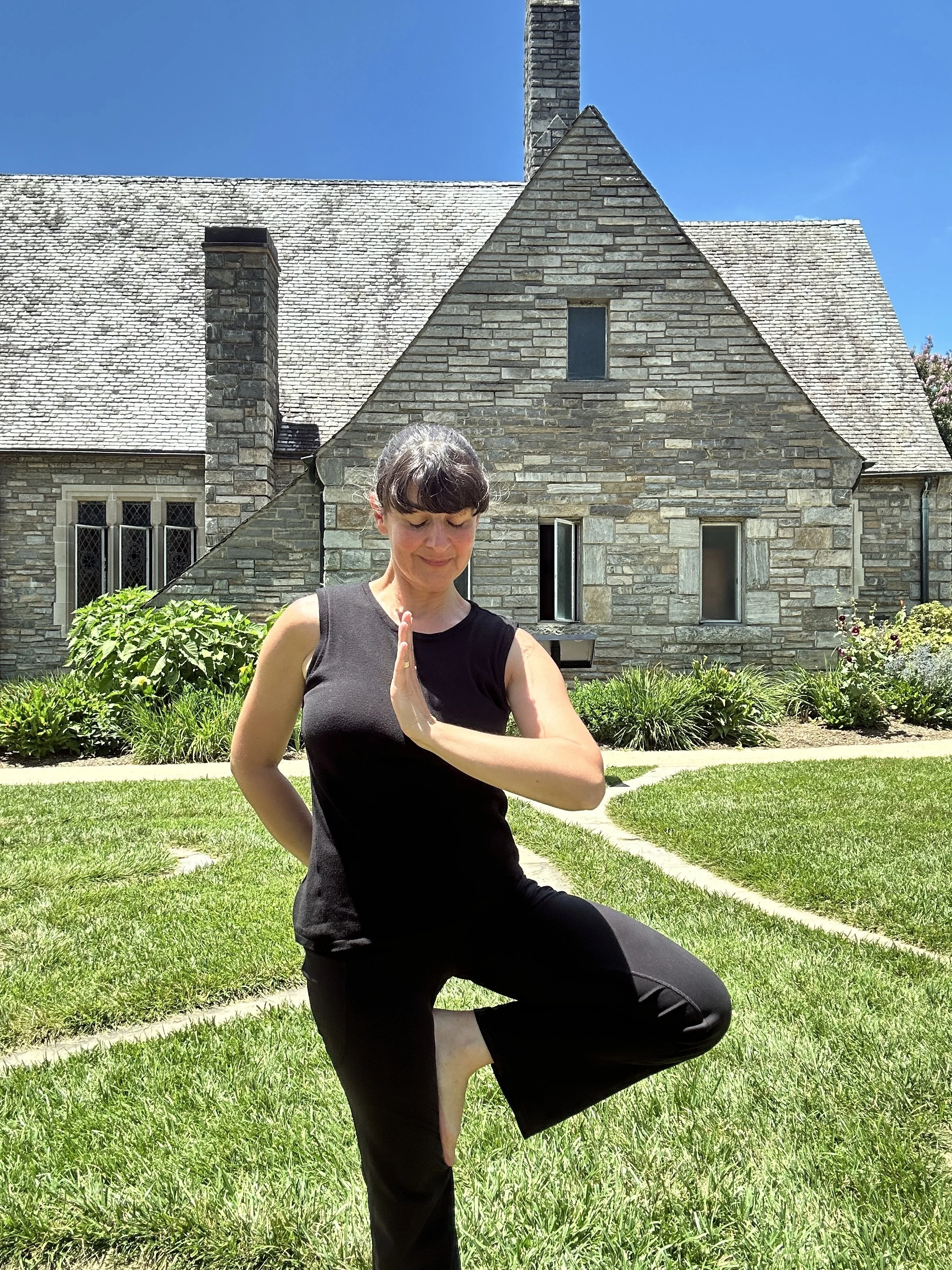 Qigong Outdoors at Lake Junaluska Labyrinth with Marga Fripp