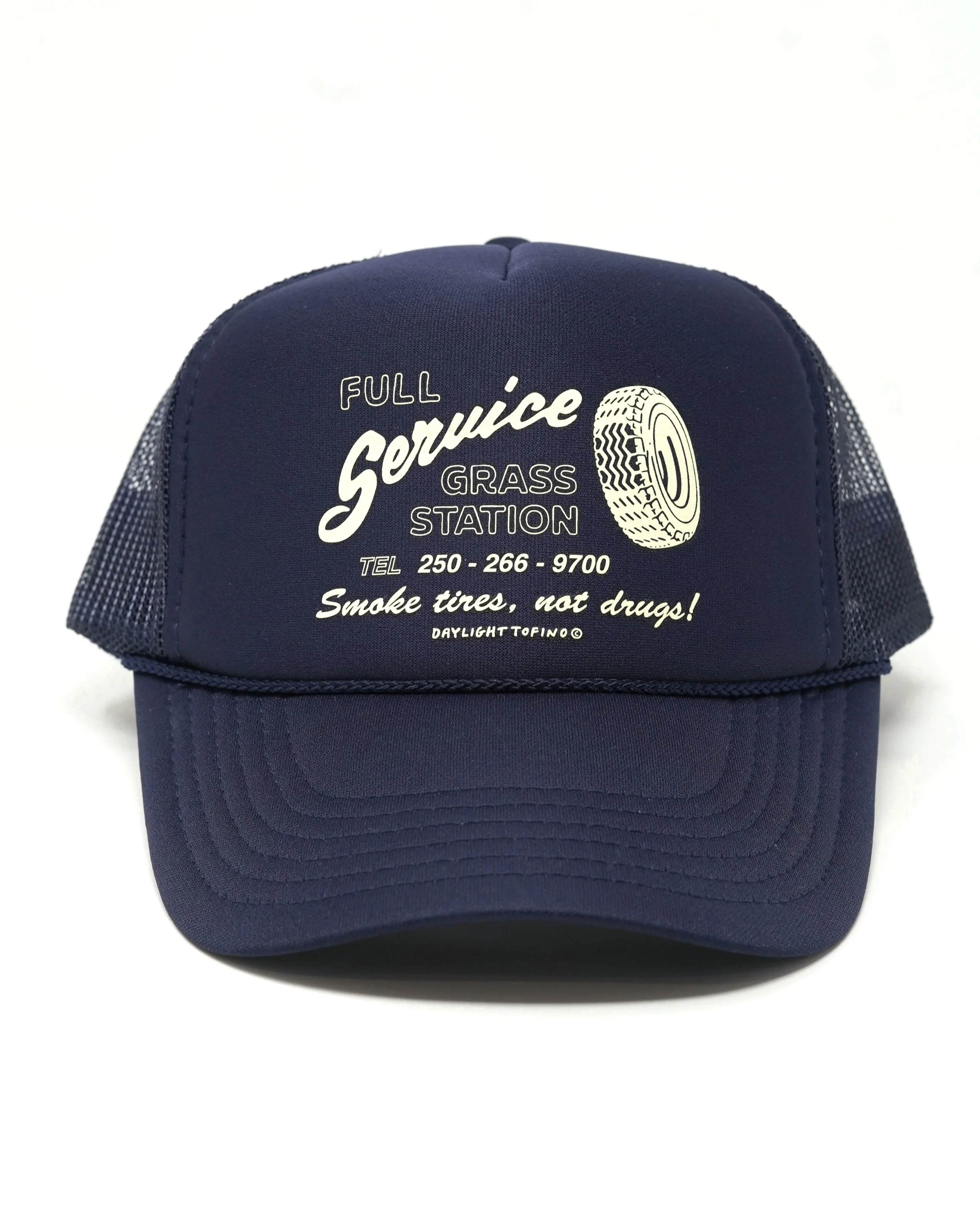 GRASS STATION trucker hat - Navy