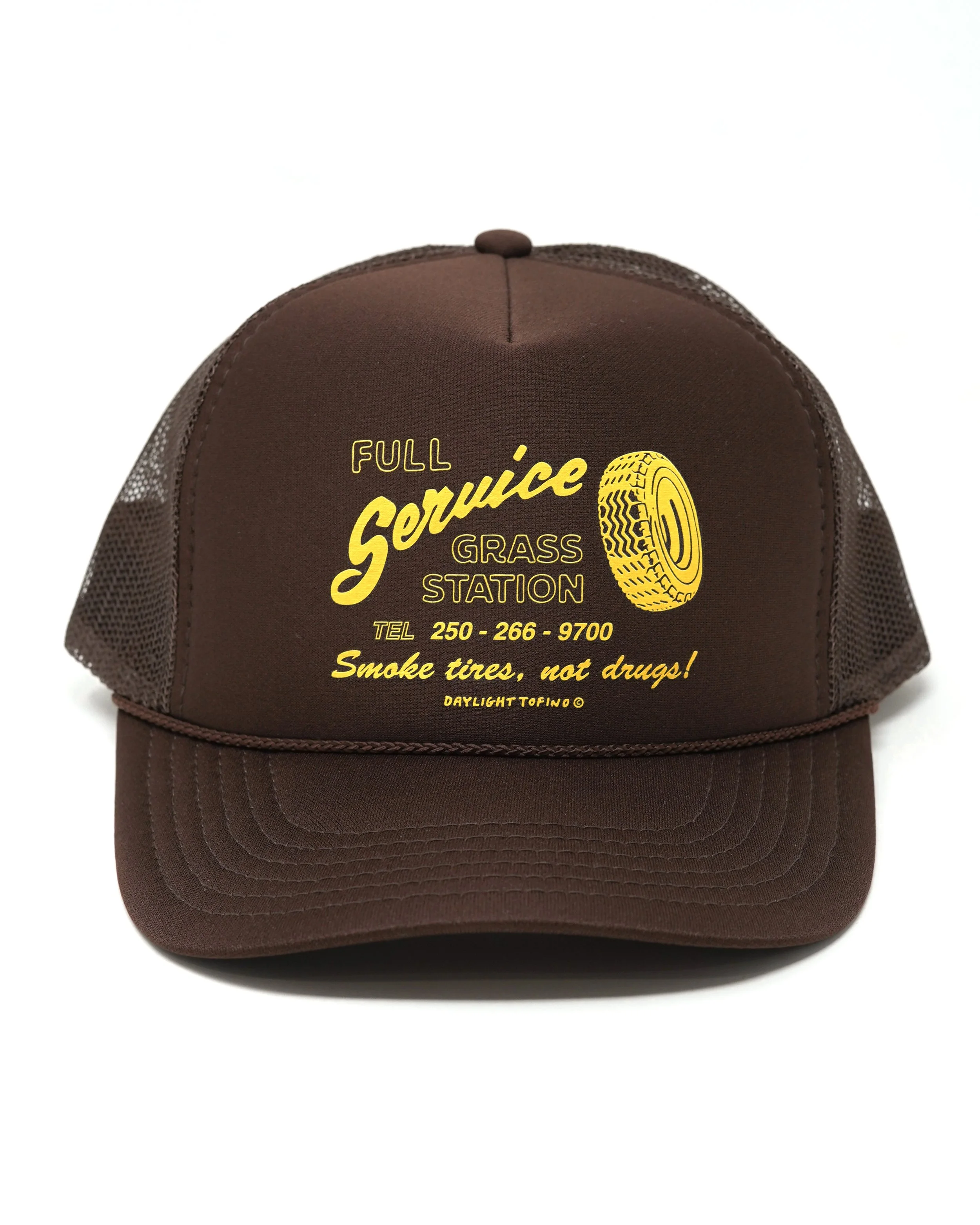 GRASS STATION Trucker Hat - Chocolate