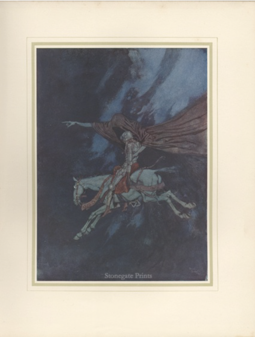 El Dorado
Edmund Dulac
First Edition print, Chromolithograph from 1812
11″ x 8 1/4″